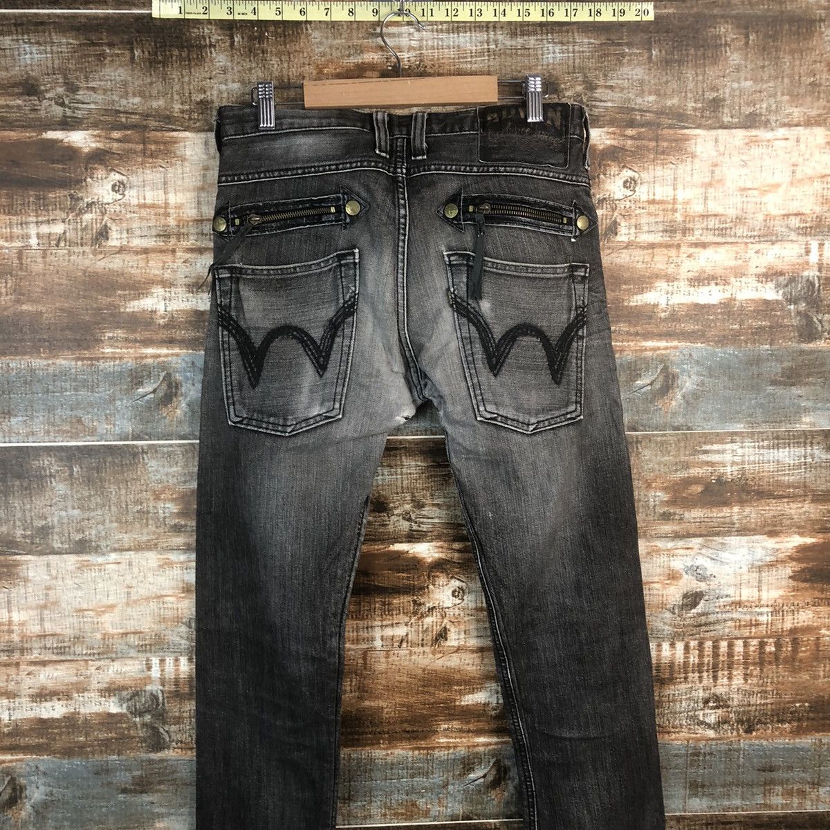Edwin DL Edwin Black Denim Pants #C261 Size US 28 / EU 44 - 13 Thumbnail