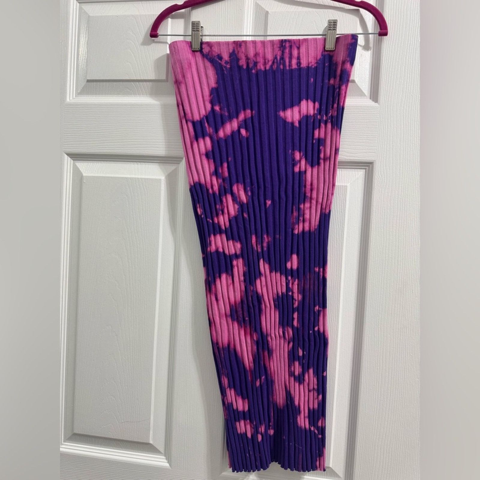 COTTONCITIZEN 170 NWT Cotton Citizen $175 Tie-Dye Midi Skirt Size M Size 30" / US 8 / IT 44 - 6 Thumbnail
