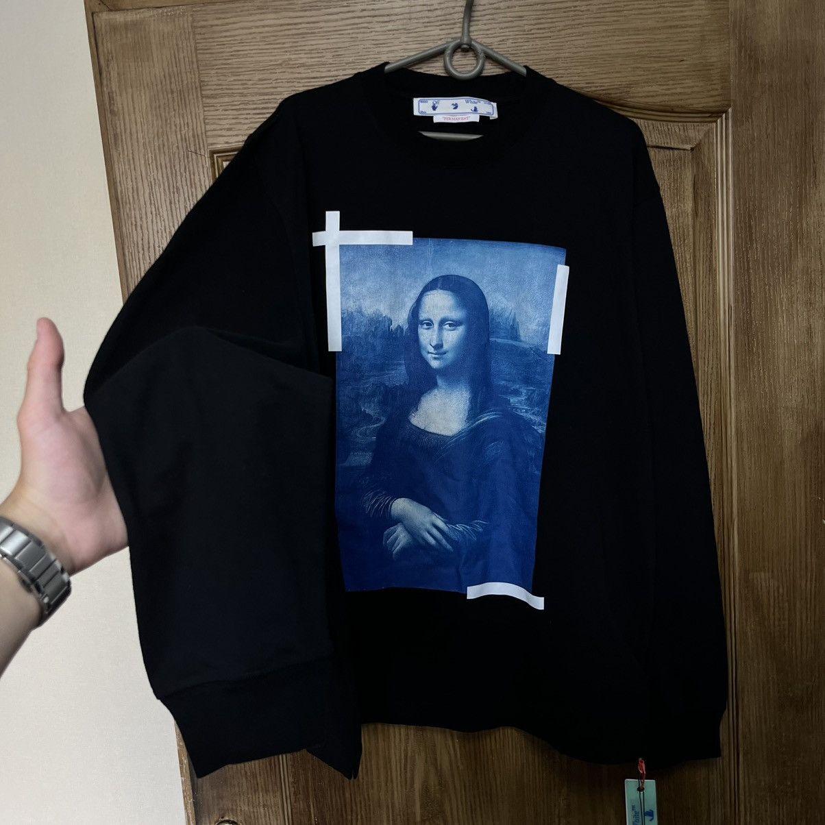 Off-White Off White Long sleeve tee Mona Lisa Big Logo New Size US XL / EU 56 / 4 - 2 Thumbnail
