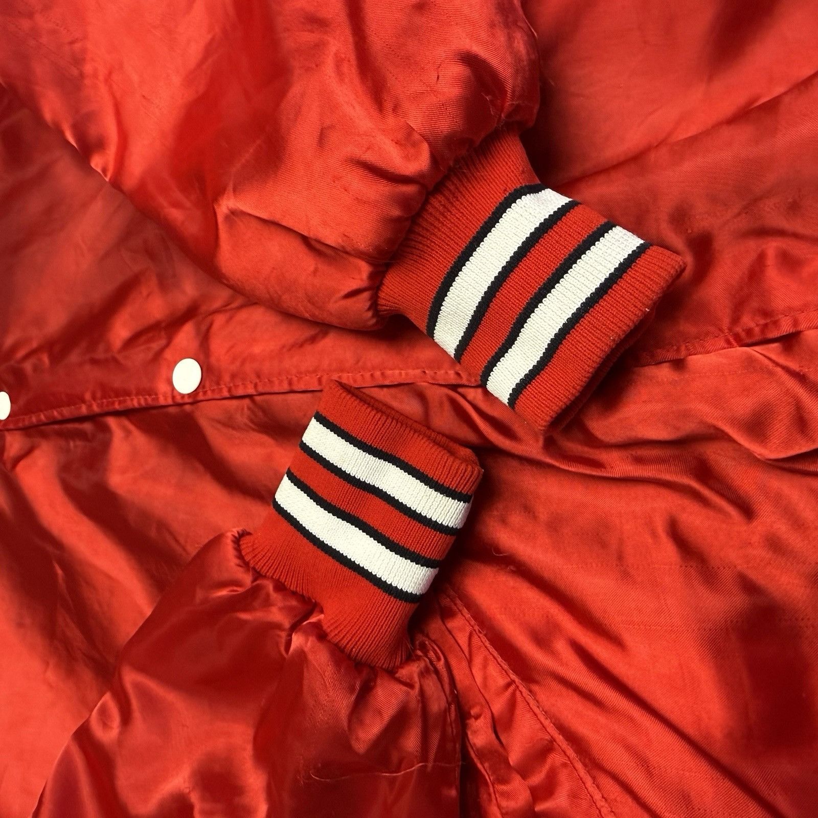 Vintage Vintage 80s Snowmobile Club Jacket Mens XL Red Satin Bomber Size US XL / EU 56 / 4 - 9 Thumbnail