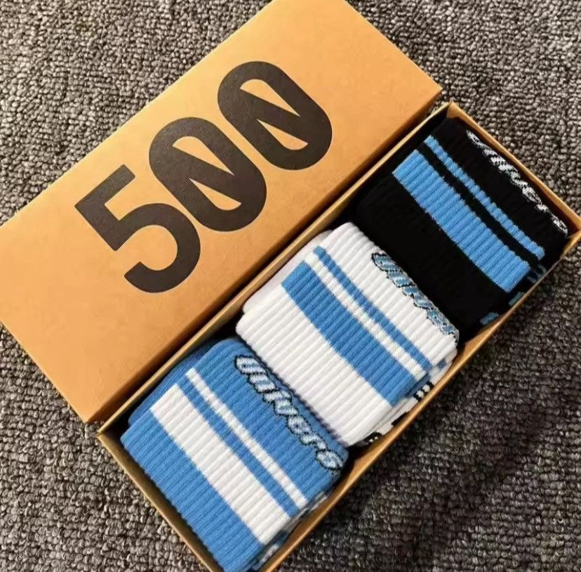 Other 3 Pairs of Gift Box Harajuku Hip Hop Pure Cotton Socks Size ONE SIZE - 1 Thumbnail