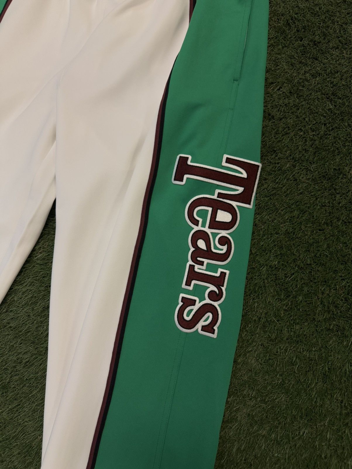 DENIM TEARS Denim Tears Green White Track Pants Size L Size US 34 / EU 50 - 6 Thumbnail