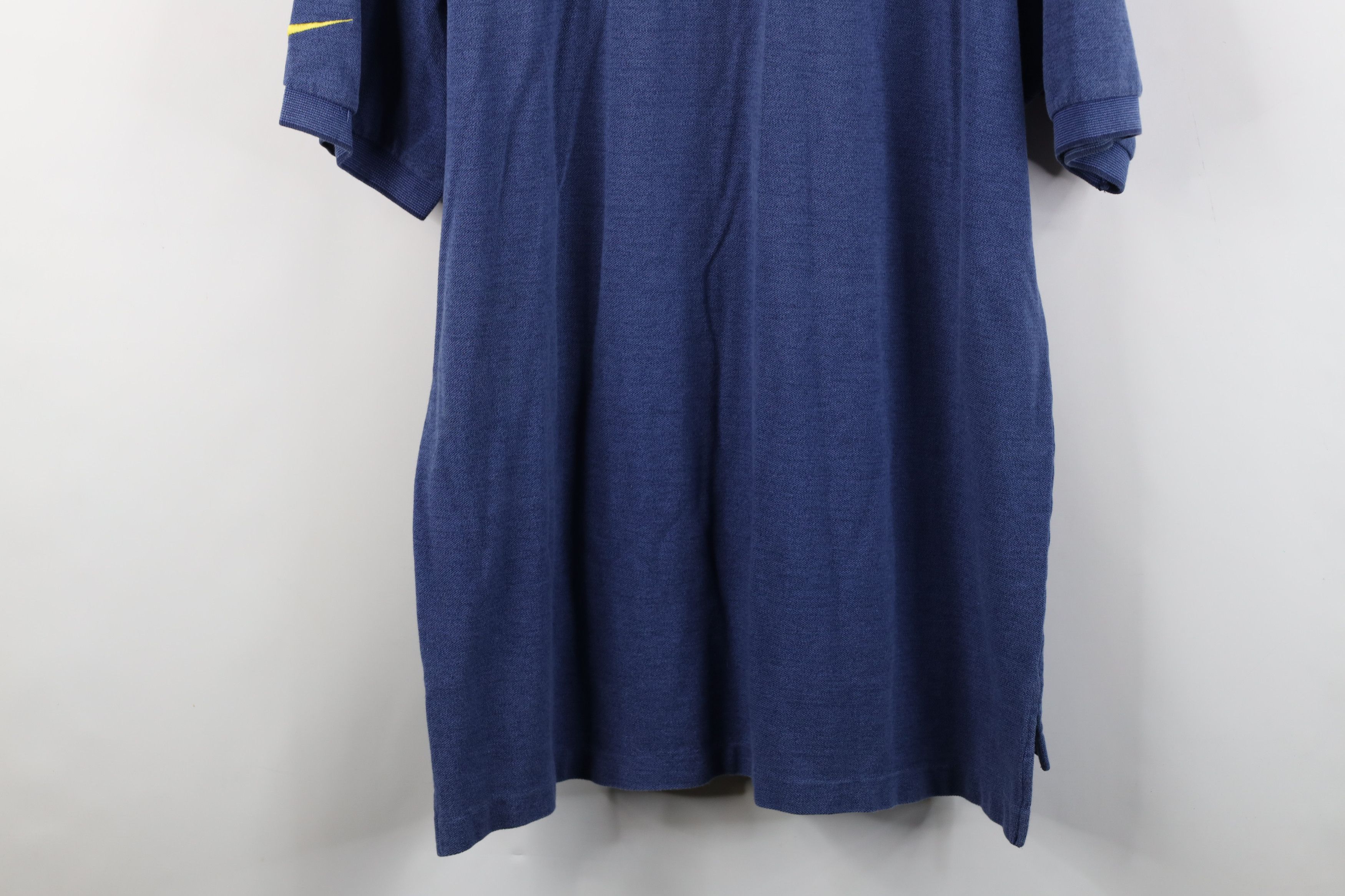 Nike Vintage 90s Nike M University of Michigan Football Polo Blue Size US XL / EU 56 / 4 - 14 Thumbnail