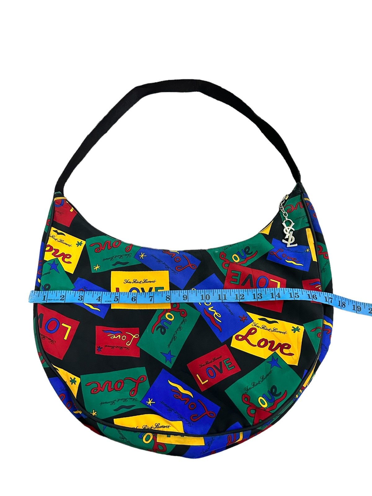 Yves Saint Laurent AUTHENTIC YVES SAINT LAURENT LOVE MULTICOLOUR SHOULDER BAG Size ONE SIZE - 10 Thumbnail