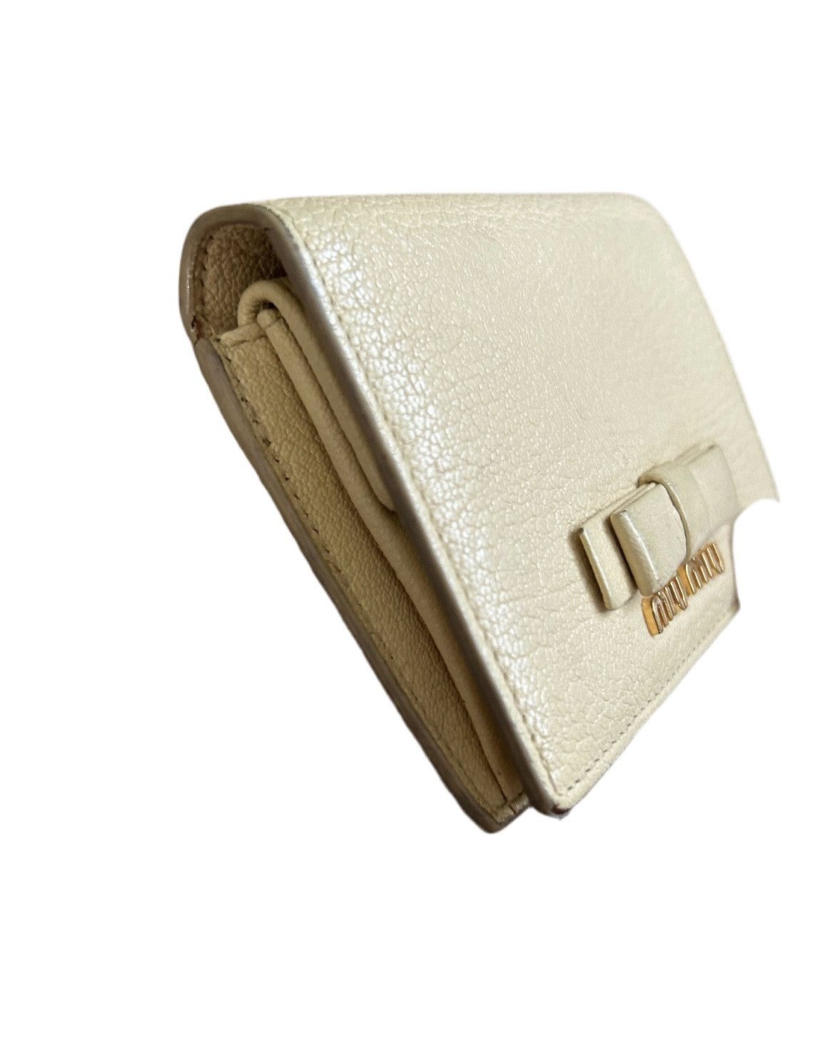 Miu Miu Miu Miu Lemon Bowtie Bifold Wallet Size ONE SIZE - 6 Thumbnail