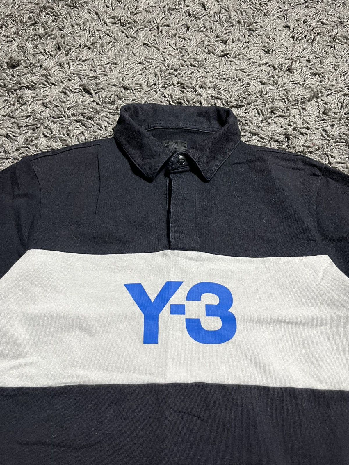 Y-3 Y-3 YOHJI YAMAMOTO X ADIDAS COTTON POLO T-SHIRT Size US S / EU 44-46 / 1 - 2 Thumbnail