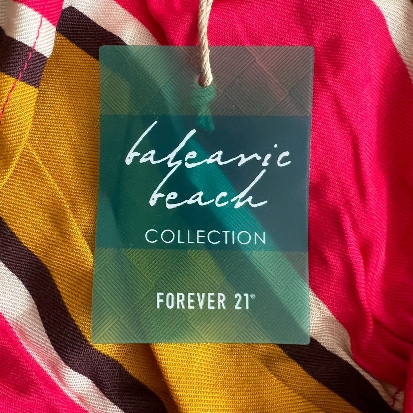 Forever 21 Forever 21 Balearic Beach Collection Stripes Maxi Dress, L Size L / US 10 / IT 46 - 7 Thumbnail