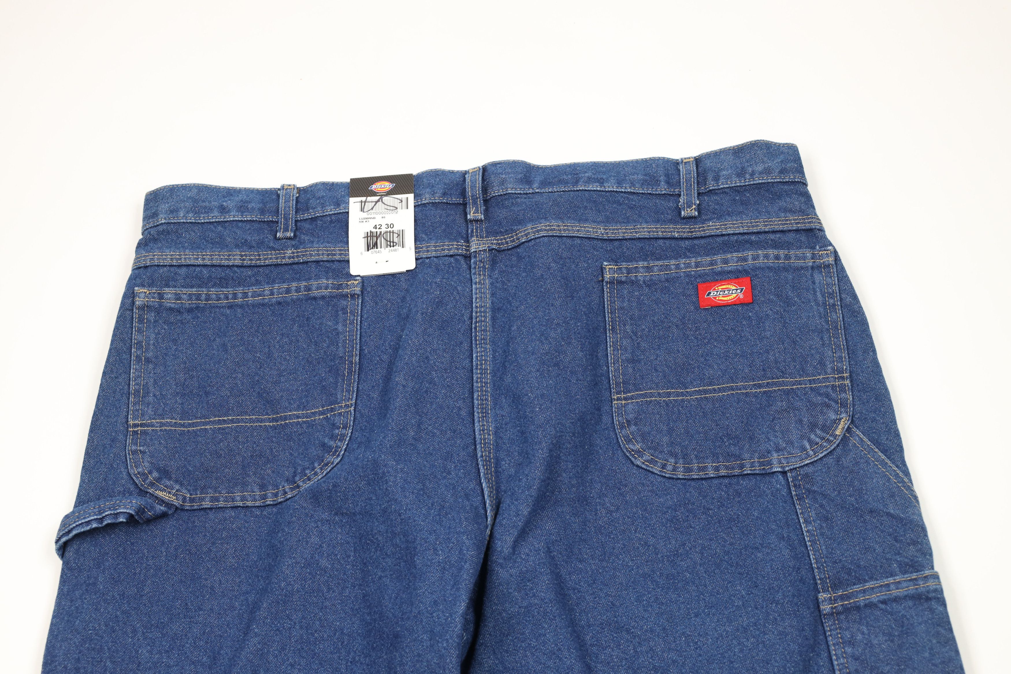 Dickies Deadstock Vintage Y2K Dickies Wide Leg Dungaree Jeans Blue Size US 42 / EU 58 - 8 Thumbnail