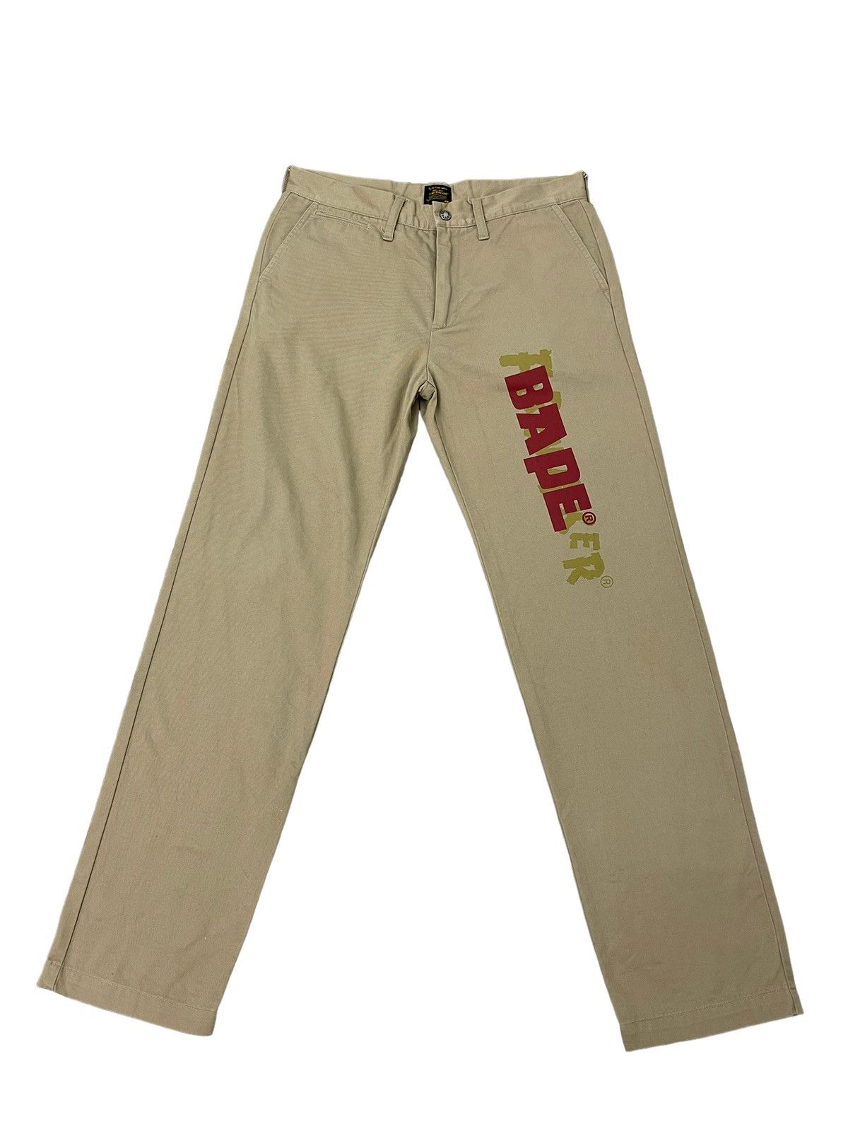 Bape Bape Nigo Era Khaki Pant Fire Walker Regular Straight 7🟦7 Size US 32 / EU 48 - 1 Thumbnail