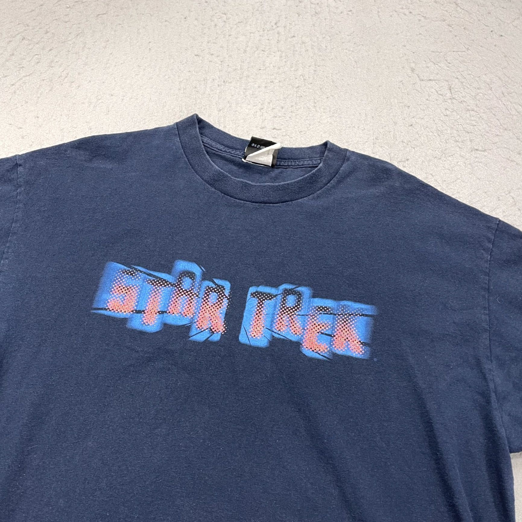 Vintage VINTAGE Star Trek Shirt Mens L Navy Blue 90s TV Movies Spock Tee Photos Added Size US L / EU 52-54 / 3 - 3 Thumbnail