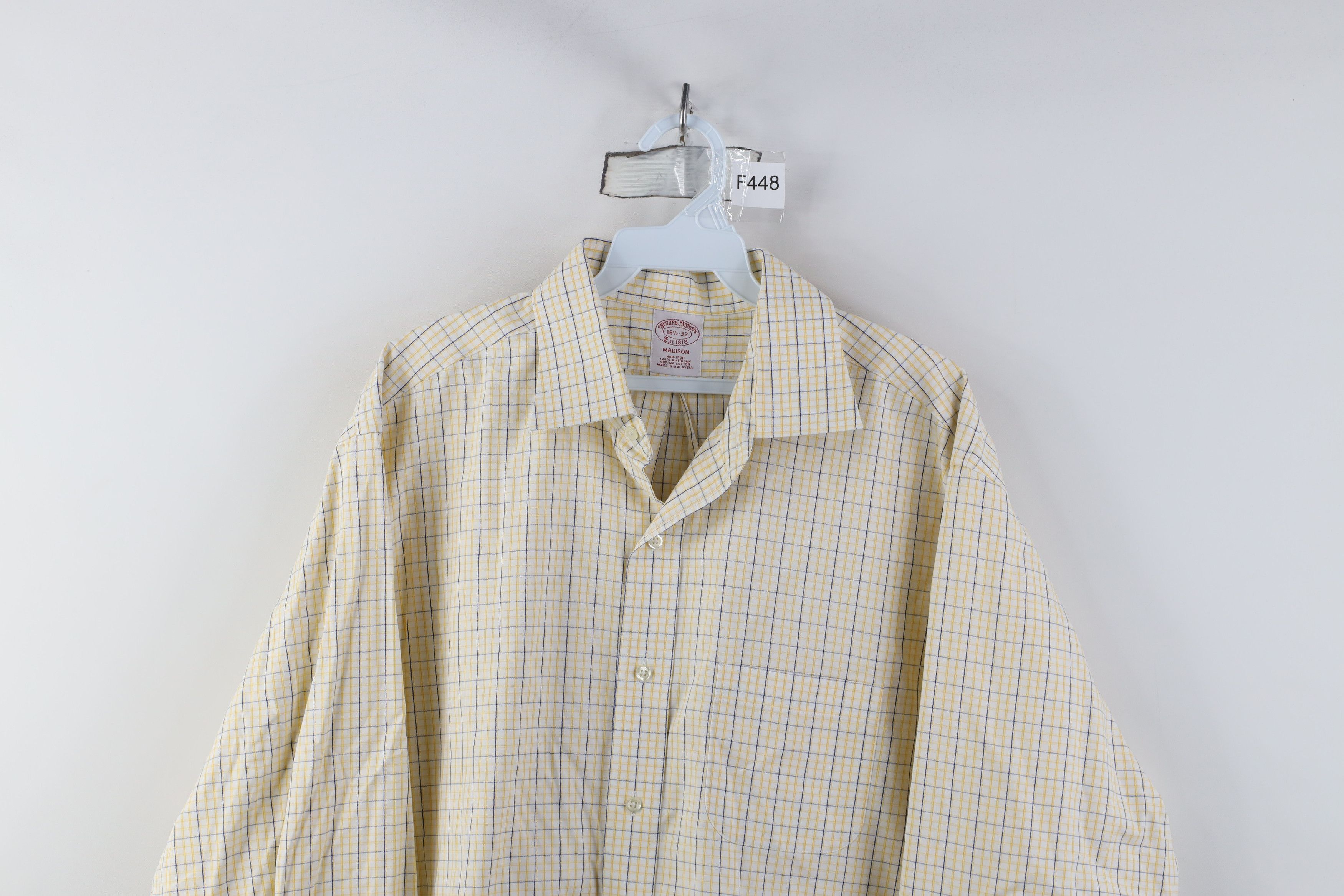 Brooks Brothers Vintage Brooks Brothers Madison Collared Button Shirt Size US M / EU 48-50 / 2 - 2 Thumbnail