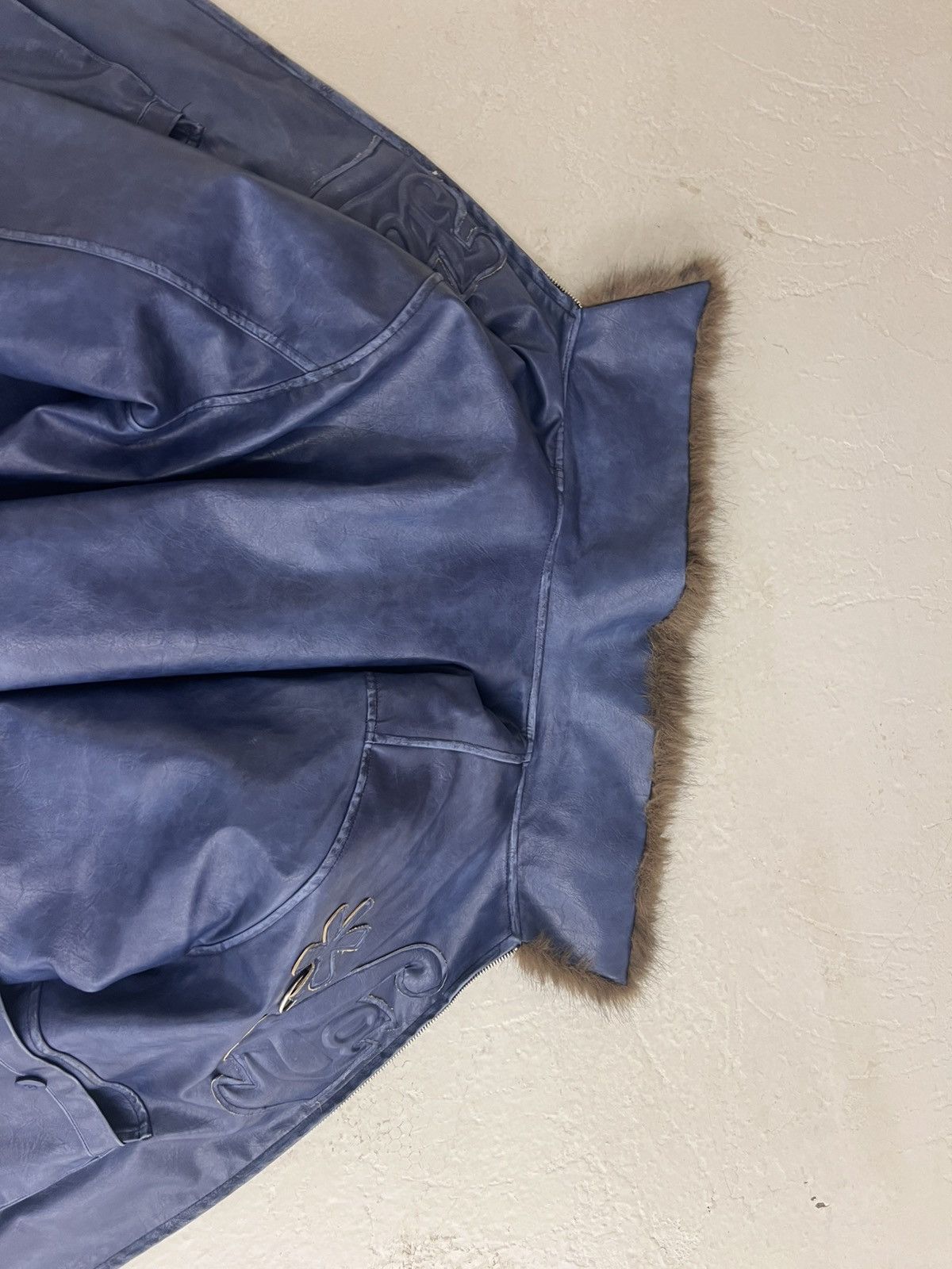 La Fam Amsterdam LA FAM BLUE DISTRESSED JACKET Size US L / EU 52-54 / 3 - 13 Thumbnail