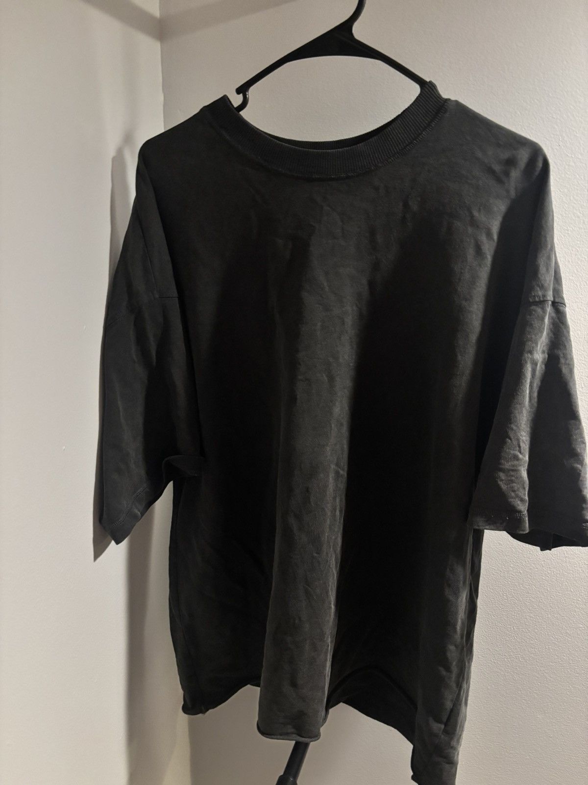 Zara Zara Baggy Blank Tee Dark Grey Acid Washed Size US M / EU 48-50 / 2 - 1 Thumbnail