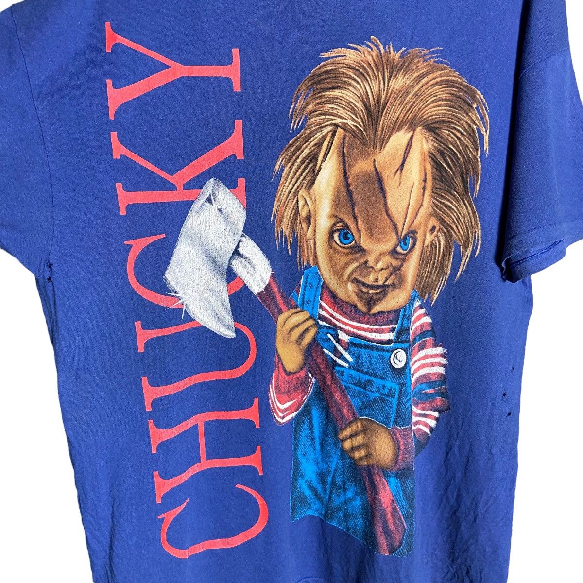Expert Horror Vintage 90s Chucky Horror Movie T-Shirt Size US XL / EU 56 / 4 - 4 Thumbnail