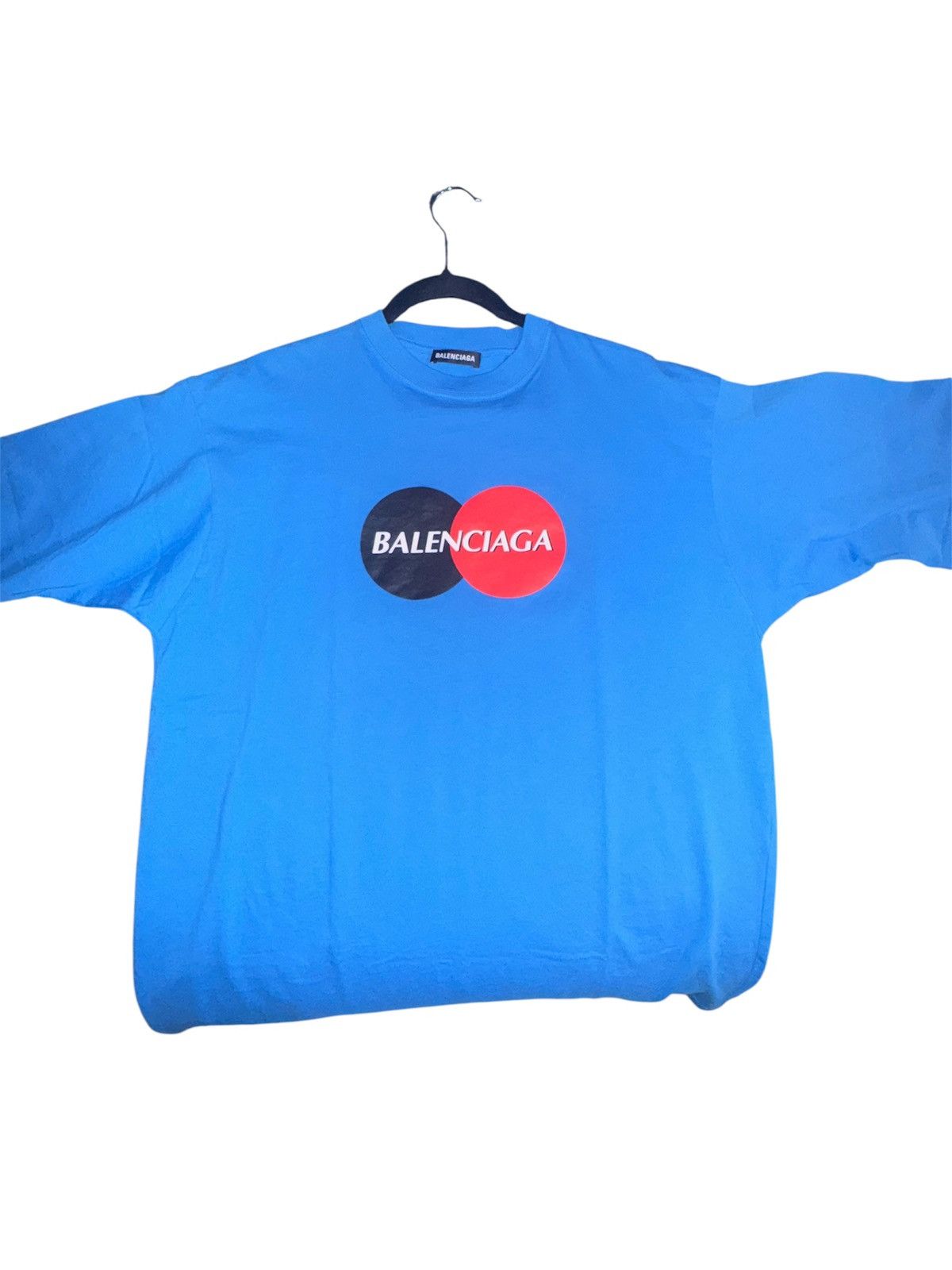Balenciaga Balenciaga MasterCard Logo Tee Size US L / EU 52-54 / 3 - 1 Thumbnail