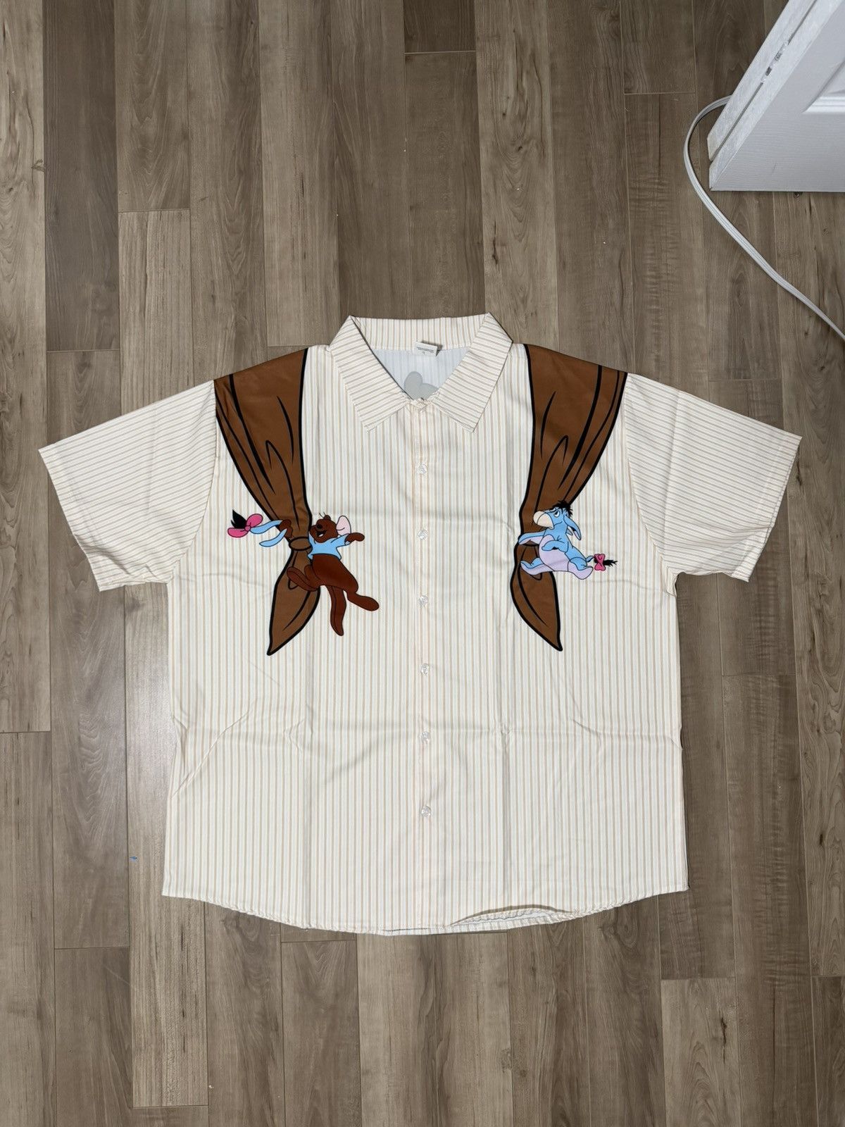 Vintage Retro Children's Playful Bear Striped Short-Sleeved Sh Size US XL / EU 56 / 4 - 1 Thumbnail