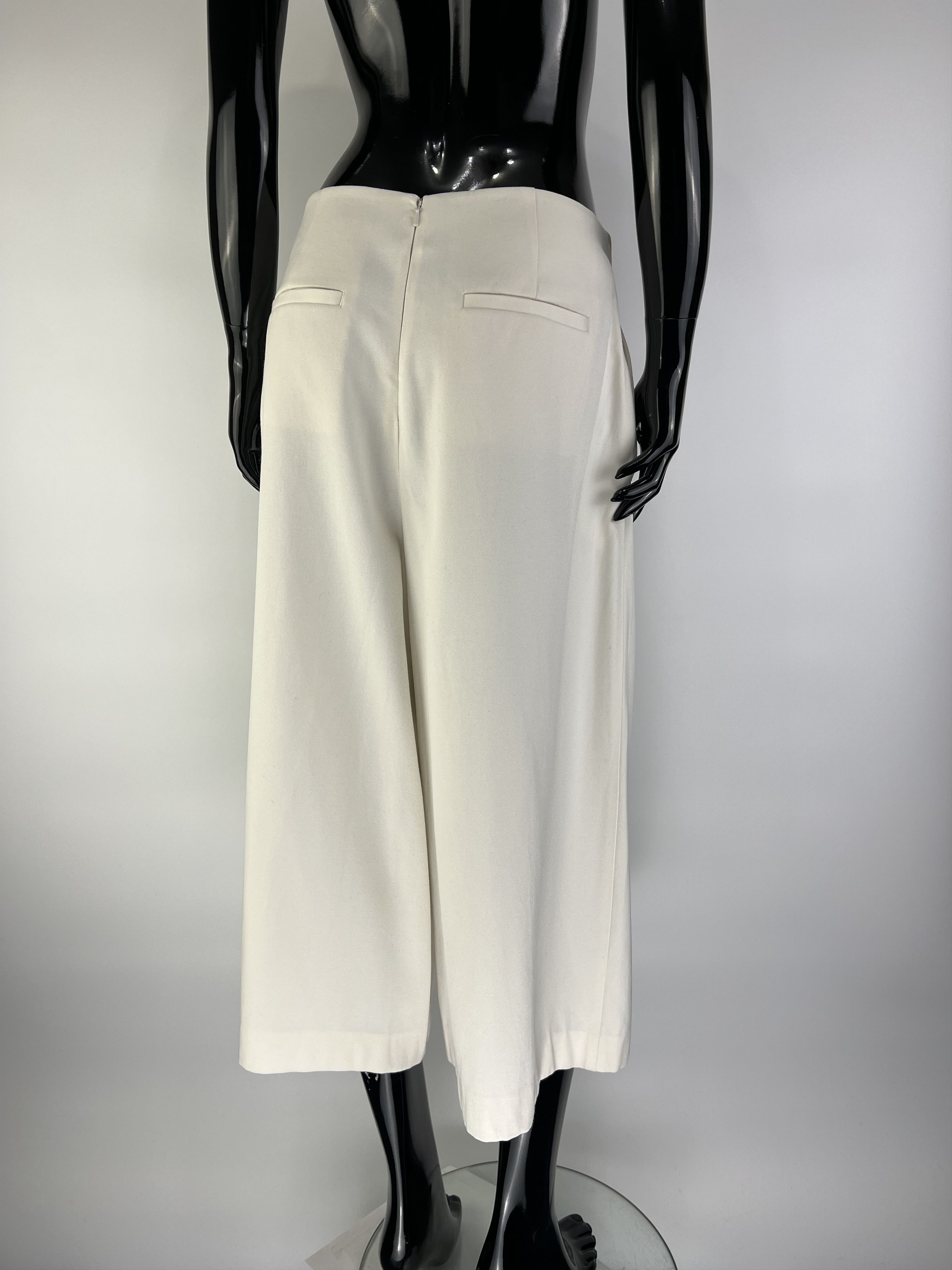 Reiss Reiss Wide Leg Trousers Pants High Rise Pleated Size US6 Size 28" / US 6 / IT 42 - 3 Thumbnail