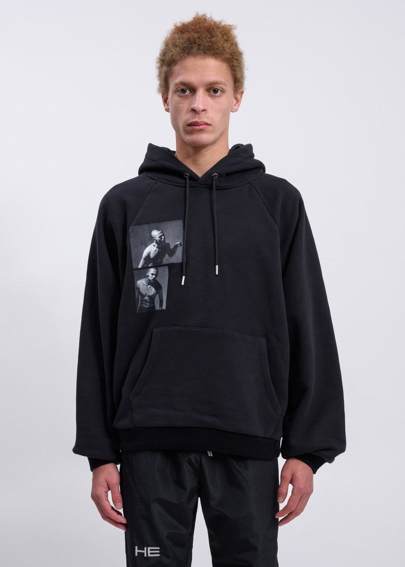Heliot Emil o1mle0125 Raglan Hoodie in Black Size US XS / EU 42 / 0 - 1 Thumbnail