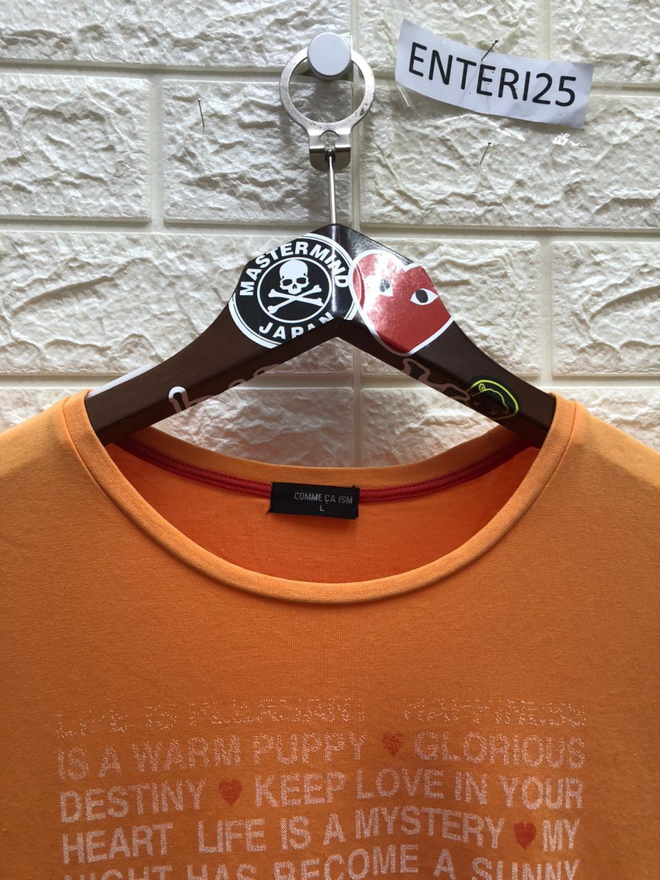 Vintage vintage Comme Ca Ism Tolerant Tees Size US L / EU 52-54 / 3 - 6 Thumbnail