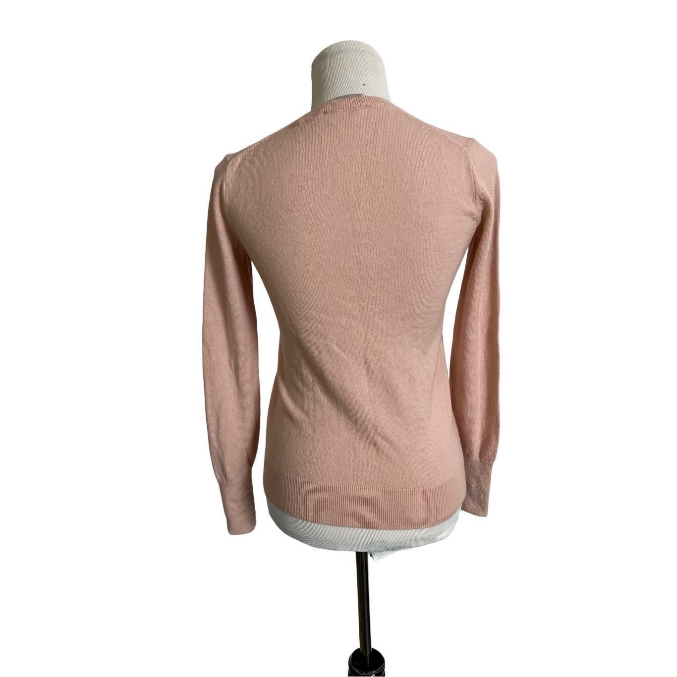 Everlane Everlane Womens Sweater Pink Pullover 100% Cashmere Crewneck Size XS / US 0-2 / IT 36-38 - 3 Thumbnail