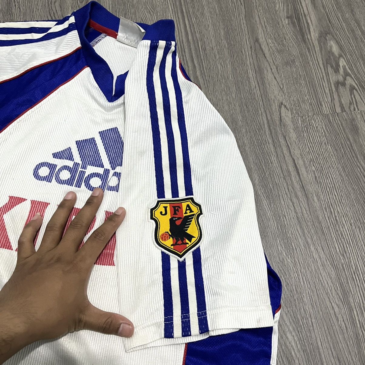 Japanese Brand 5/99 Adidas Kirin Japan Jersey Size US L / EU 52-54 / 3 - 4 Thumbnail