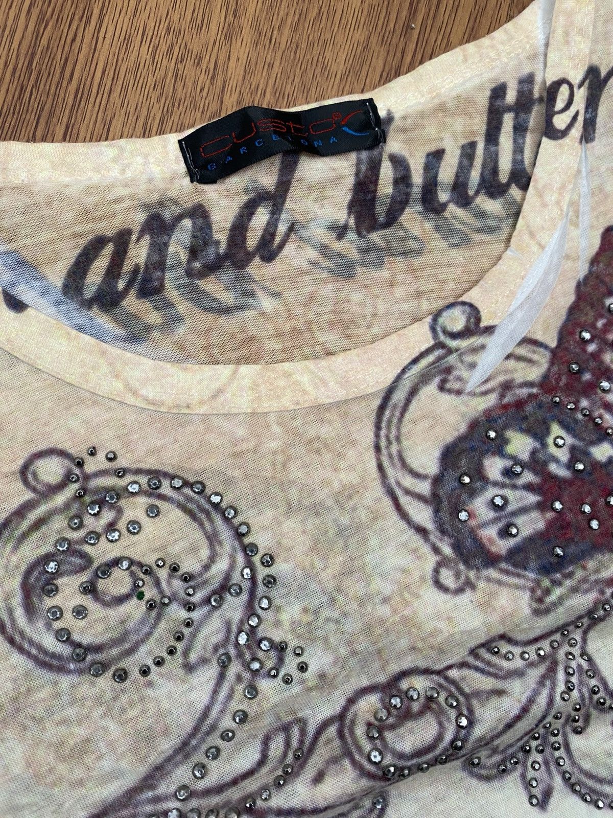 Custo Barcelona Custo barcelona rose and butterfly tee Size M / US 6-8 / IT 42-44 - 4 Thumbnail