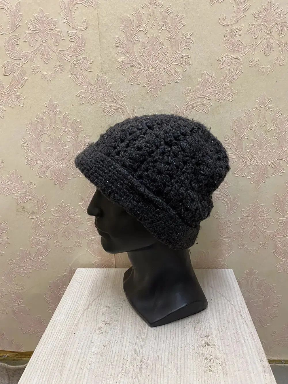 Vintage Japanese Brand Rare Design Crochet Beanie Hat Size ONE SIZE - 2 Thumbnail