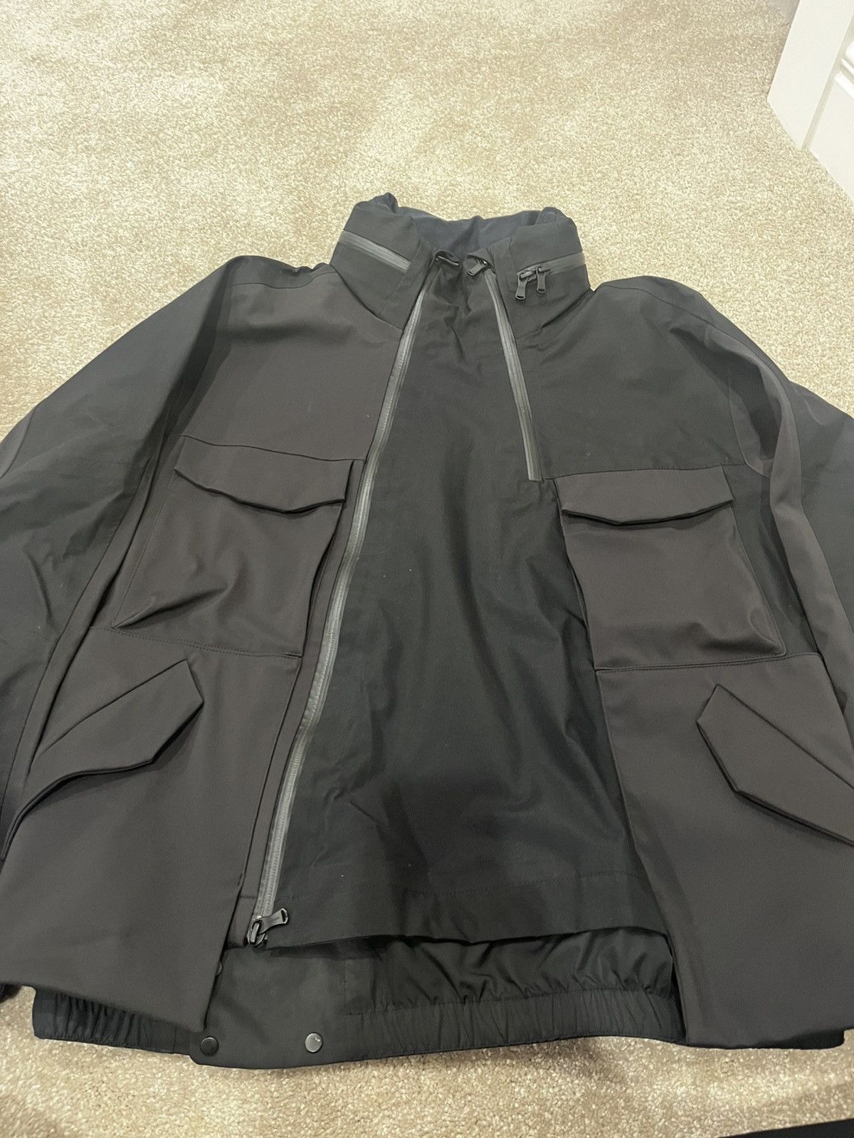 The Viridi-anne The Viridi-anne Schoeller® Anorak Black VI-3102-06 Size US S / EU 44-46 / 1 - 7 Thumbnail
