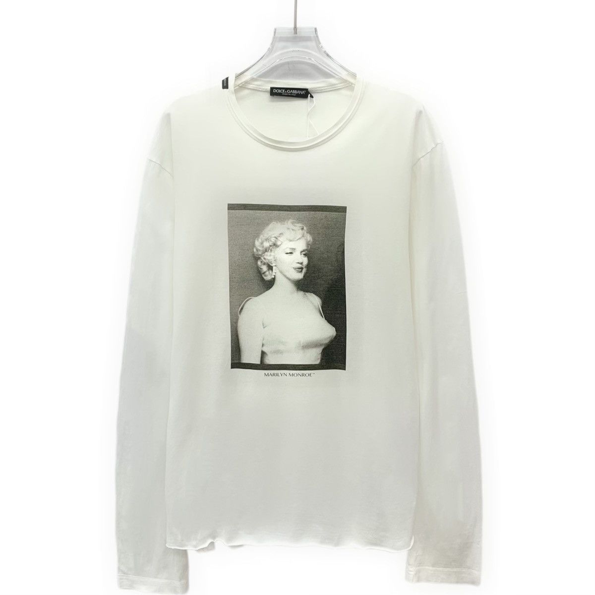 Dolce & Gabbana Dolce & Gabbana White Figure Print Long Sleeve T-Shirt K26WX Size US S / EU 44-46 / 1 - 1 Thumbnail