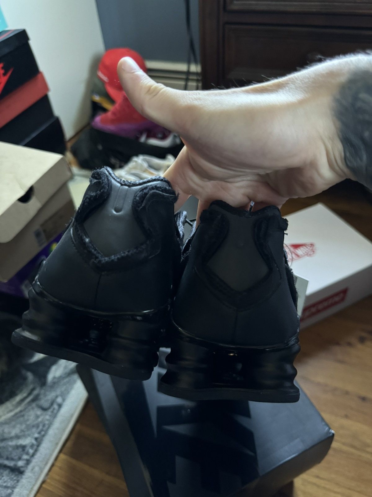 Comme des Garcons × Nike Nike Shox TL Comme des Garcons Black Size US 9 / EU 42 - 4 Thumbnail
