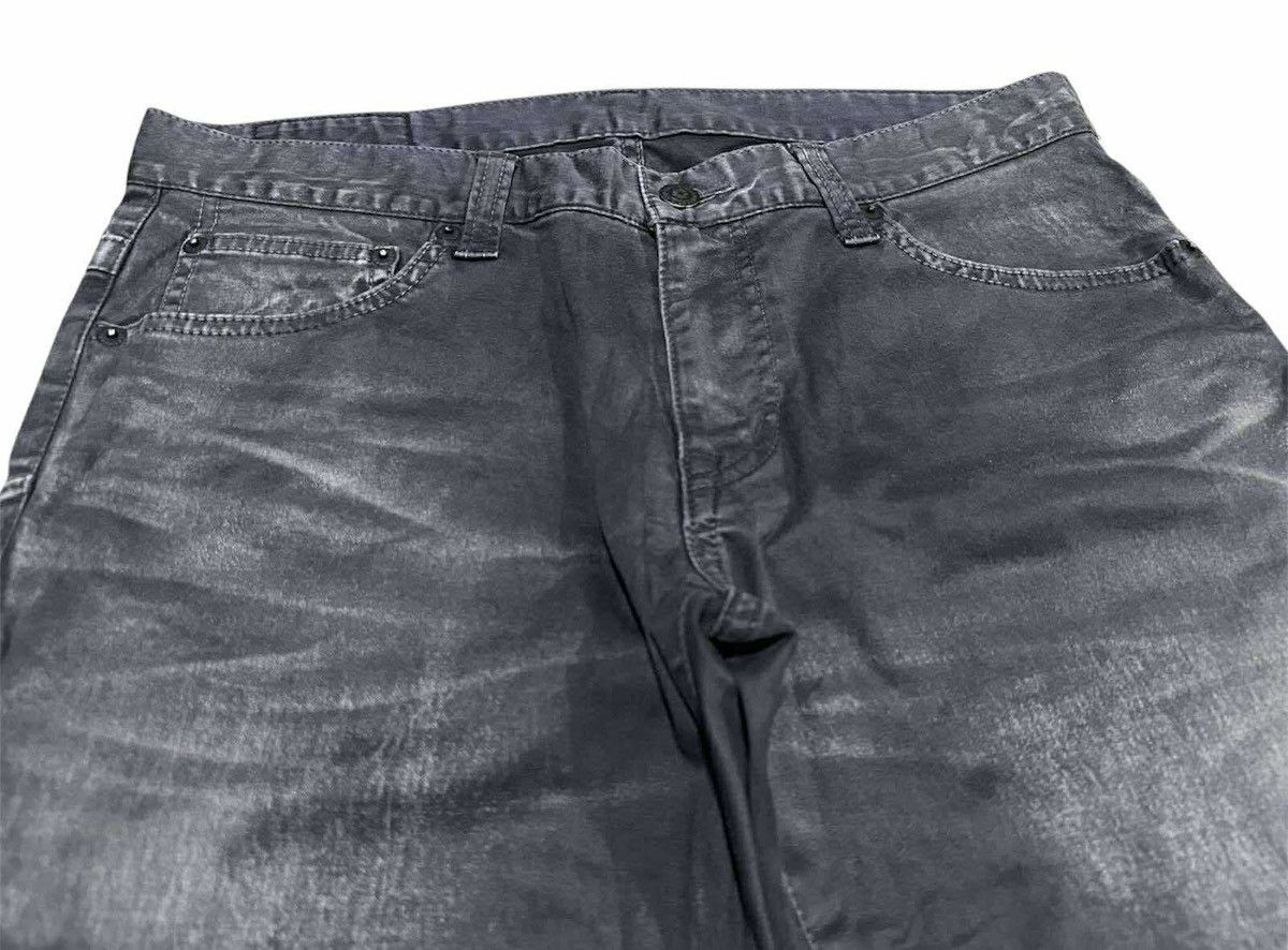 Tornado Mart 🔥Y2K Archived Tornado Mart Black Coated Flared Denim Size US 32 / EU 48 - 5 Thumbnail