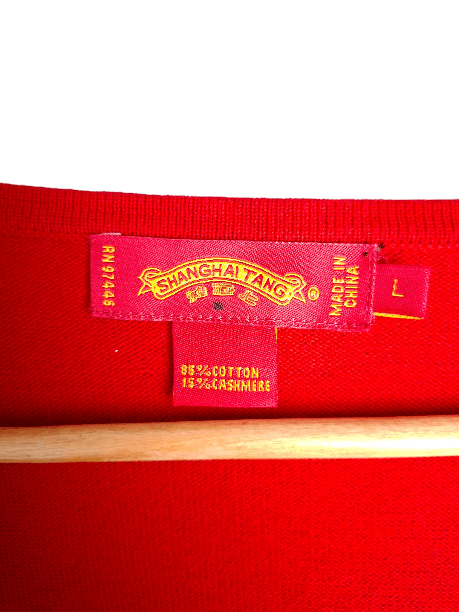 Shanghai Tang SHANGHAI TANG Cashmere Blend Sweater Embroidered Art Deco Size L / US 10 / IT 46 - 7 Thumbnail