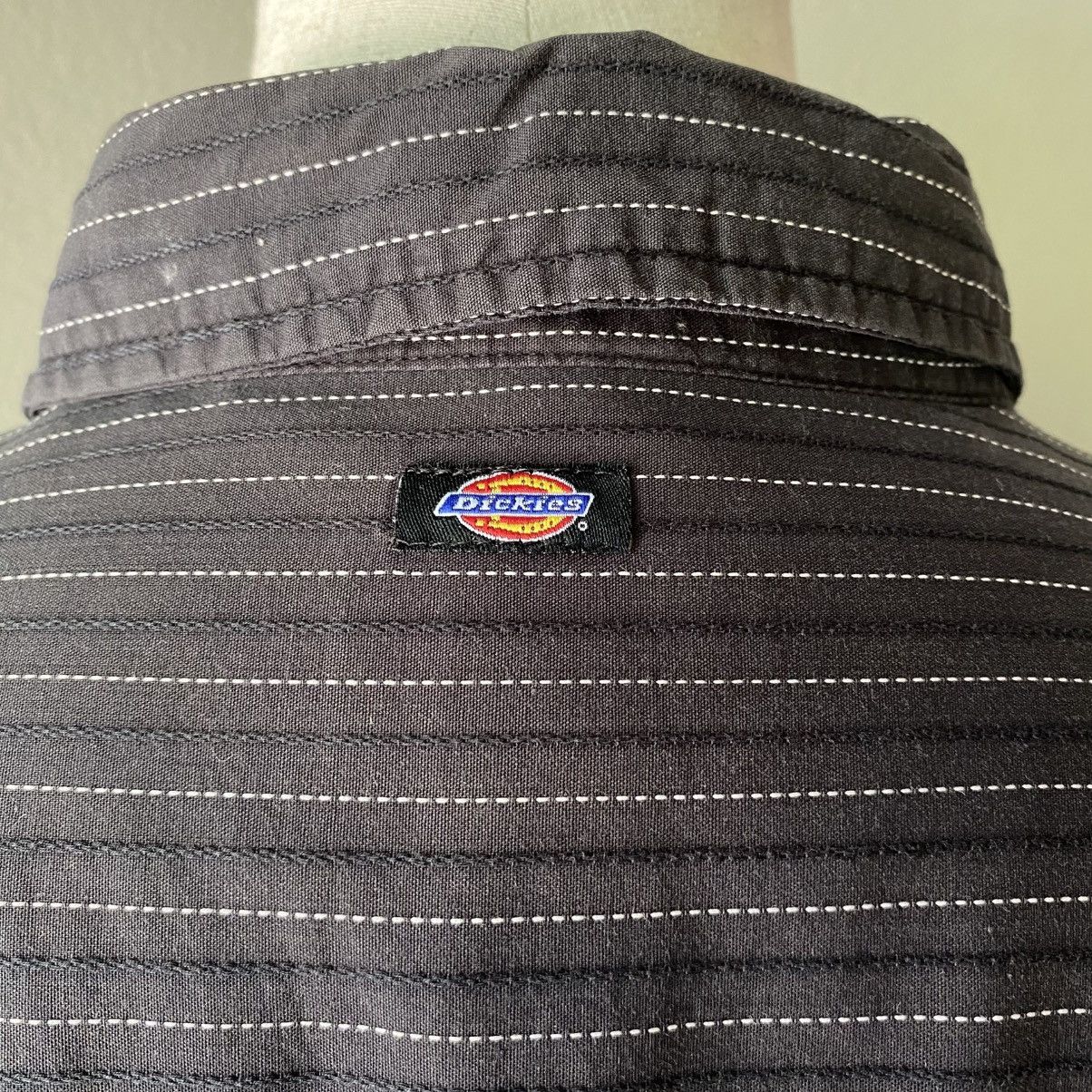 Dickies Dickies Black Shirt with White and Black Stitched Stripes Size US XXL / EU 58 / 5 - 16 Thumbnail