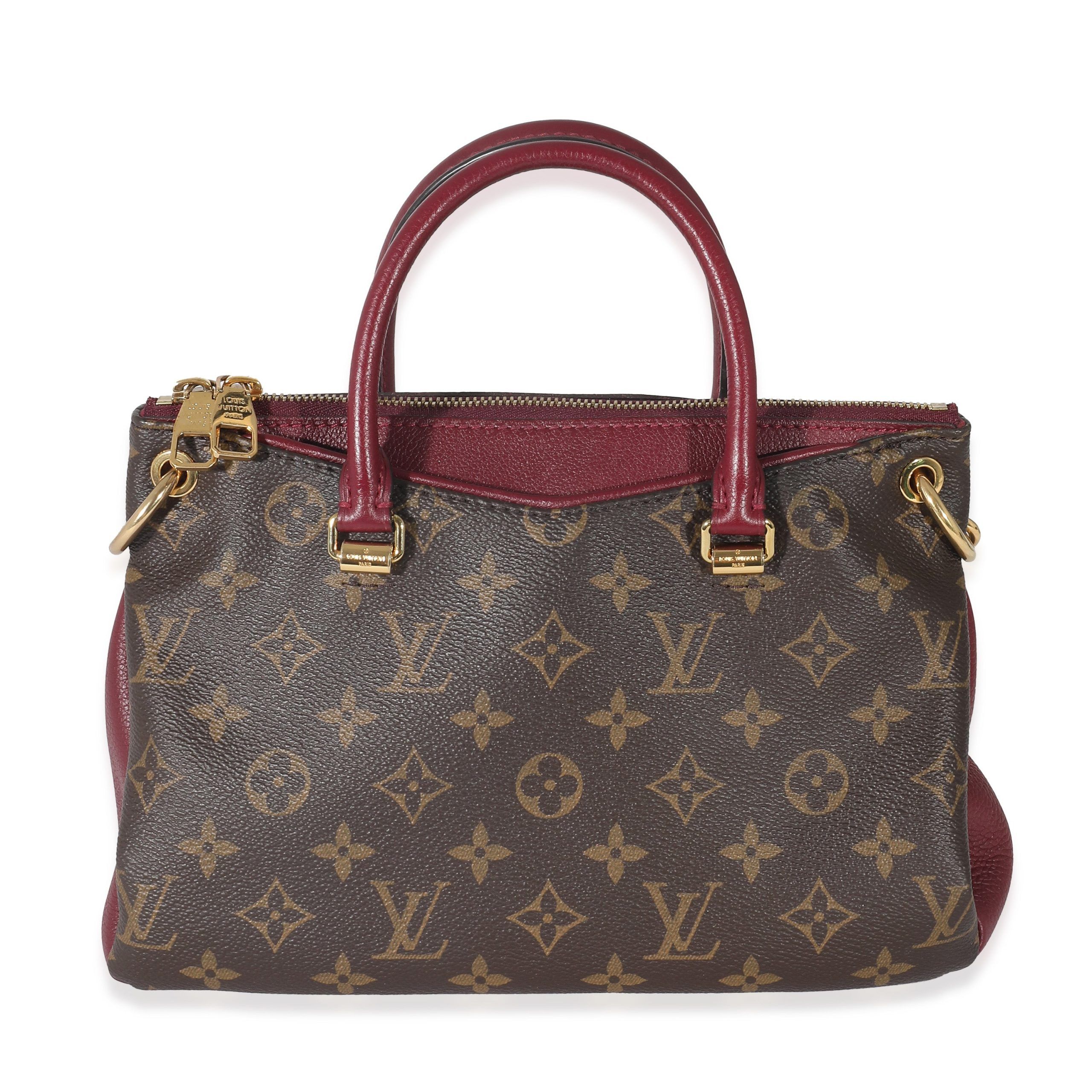 image of Louis Vuitton Raisin Monogram Pallas Bb in Brown, Women's