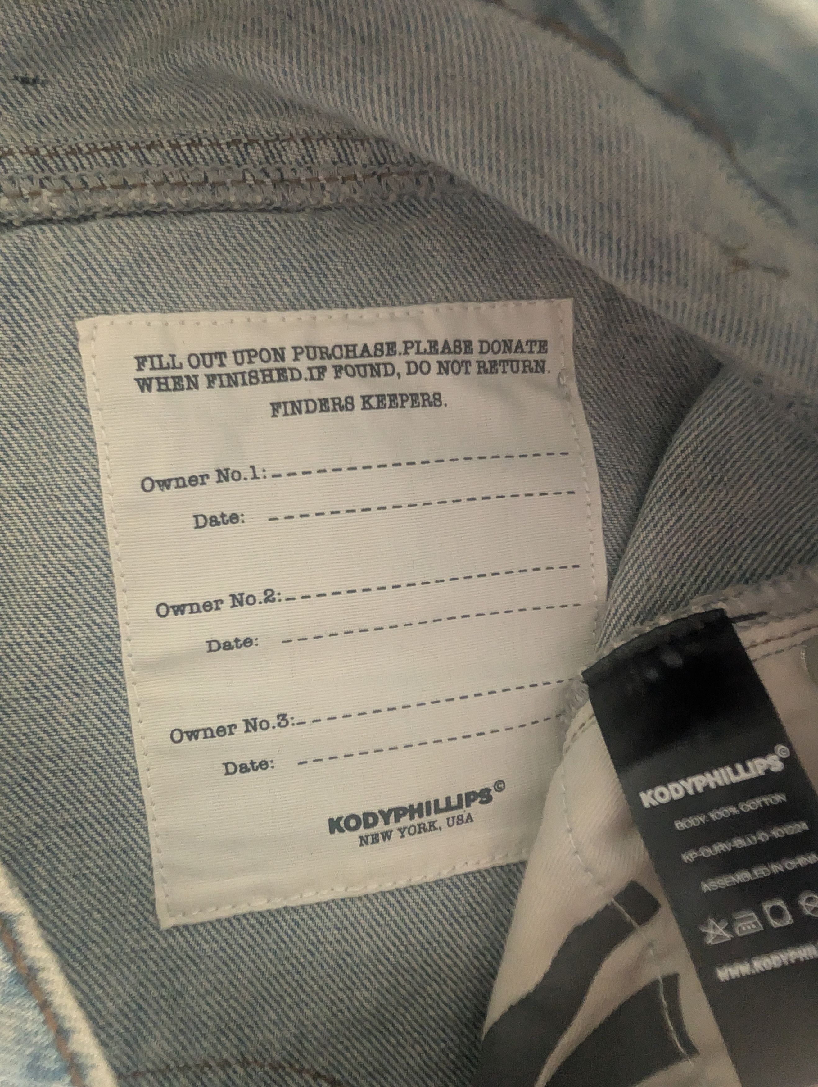 Kody Phillips Curve Jeans Size US 30 / EU 46 - 8 Thumbnail