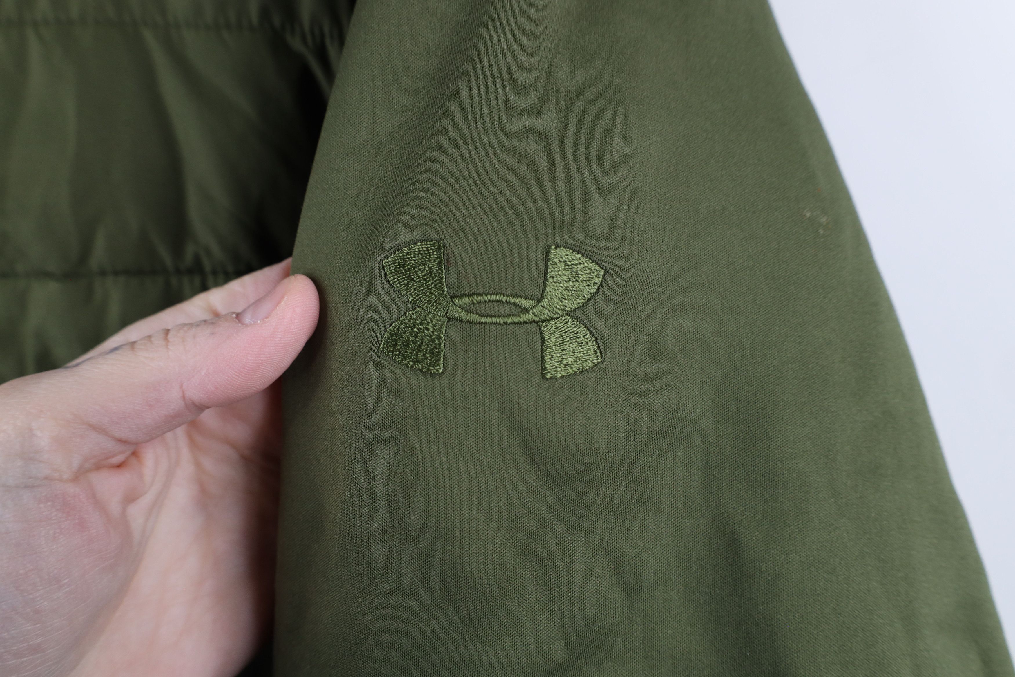 Under Armour × Vintage Under Armour Insulated Hooded Full Zip Puffer Jacket Size US L / EU 52-54 / 3 - 4 Thumbnail