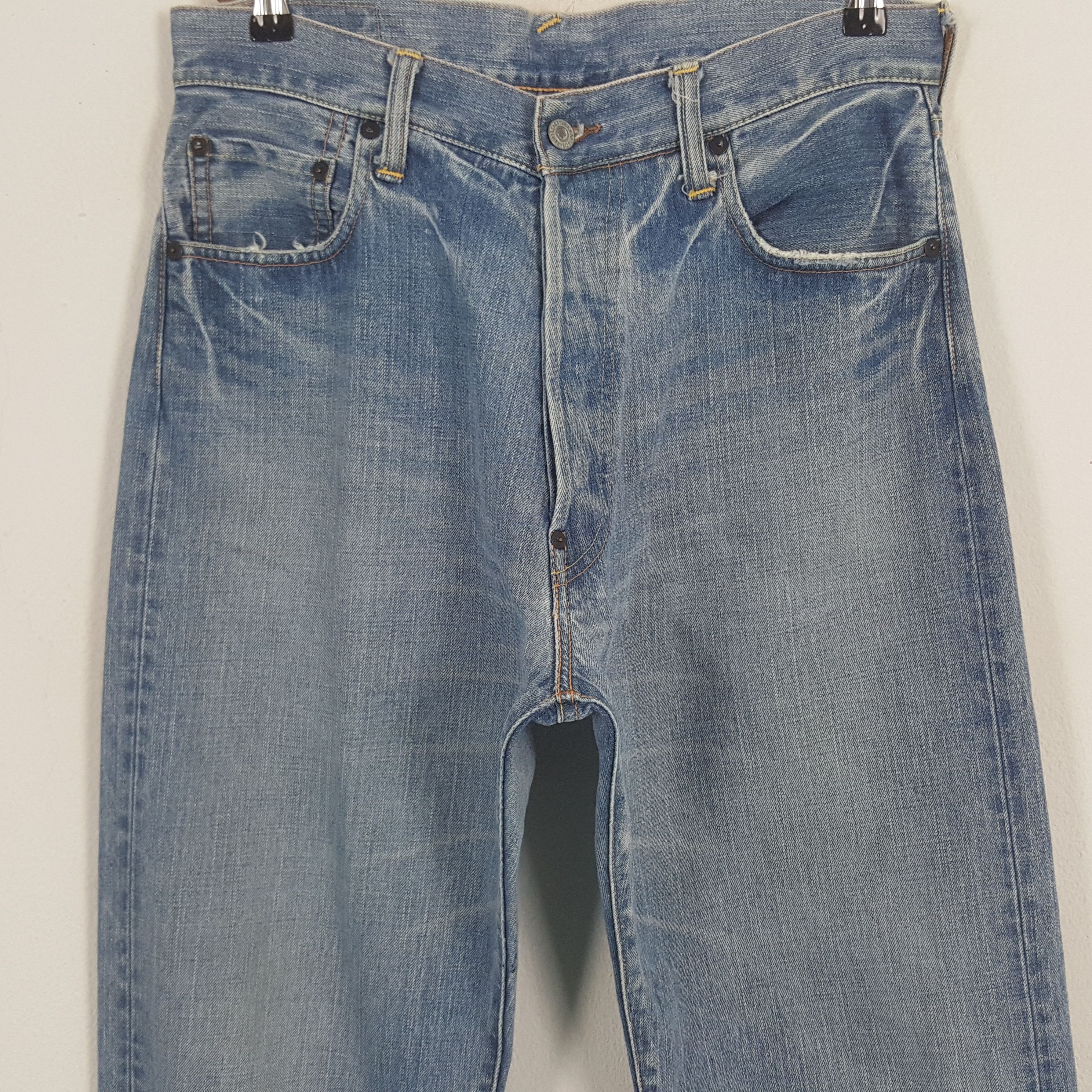 Evisu × Japanese Brand Vintage Evisu Custom Art Daicock Streetwear Denim Jeans Size US 32 / EU 48 - 5 Thumbnail