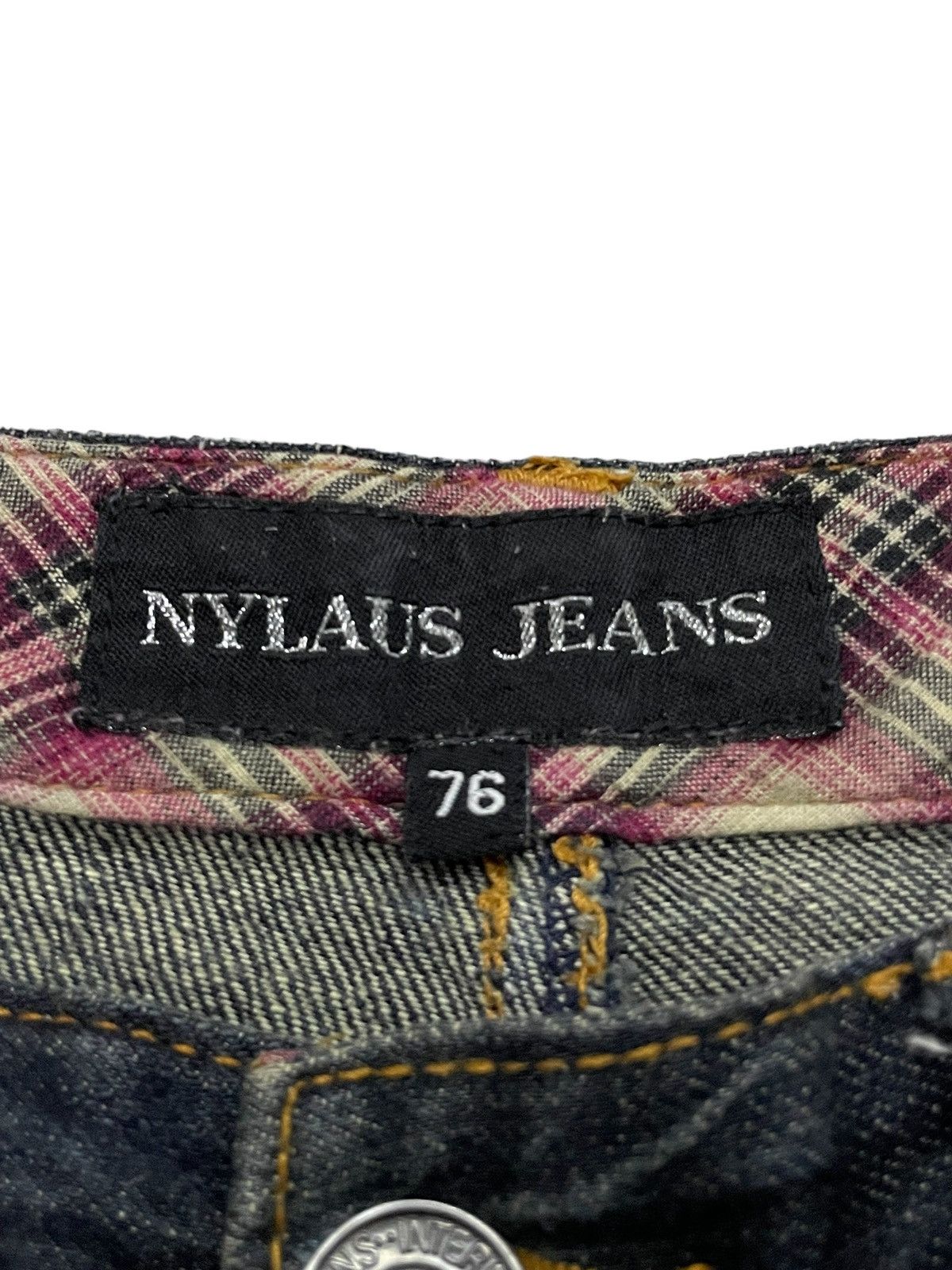 GOSTAR DE FUGA × Hysteric Glamour Nylaus Japan Mud Wash Double Waist Claw Mark Jeans Size US 30 / EU 46 - 24 Thumbnail