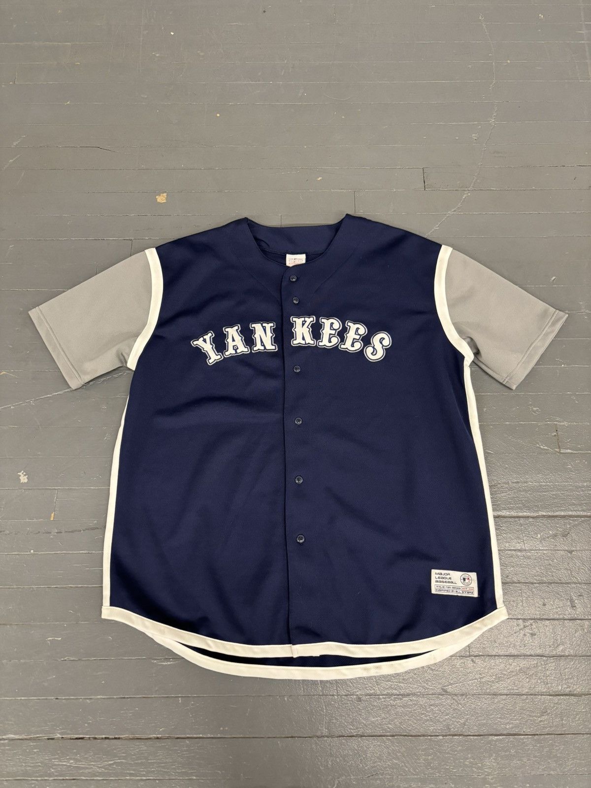 MLB × Vintage Y2K New York Yankees genuine merchandise trufan Jersey Size US XL / EU 56 / 4 - 1 Thumbnail