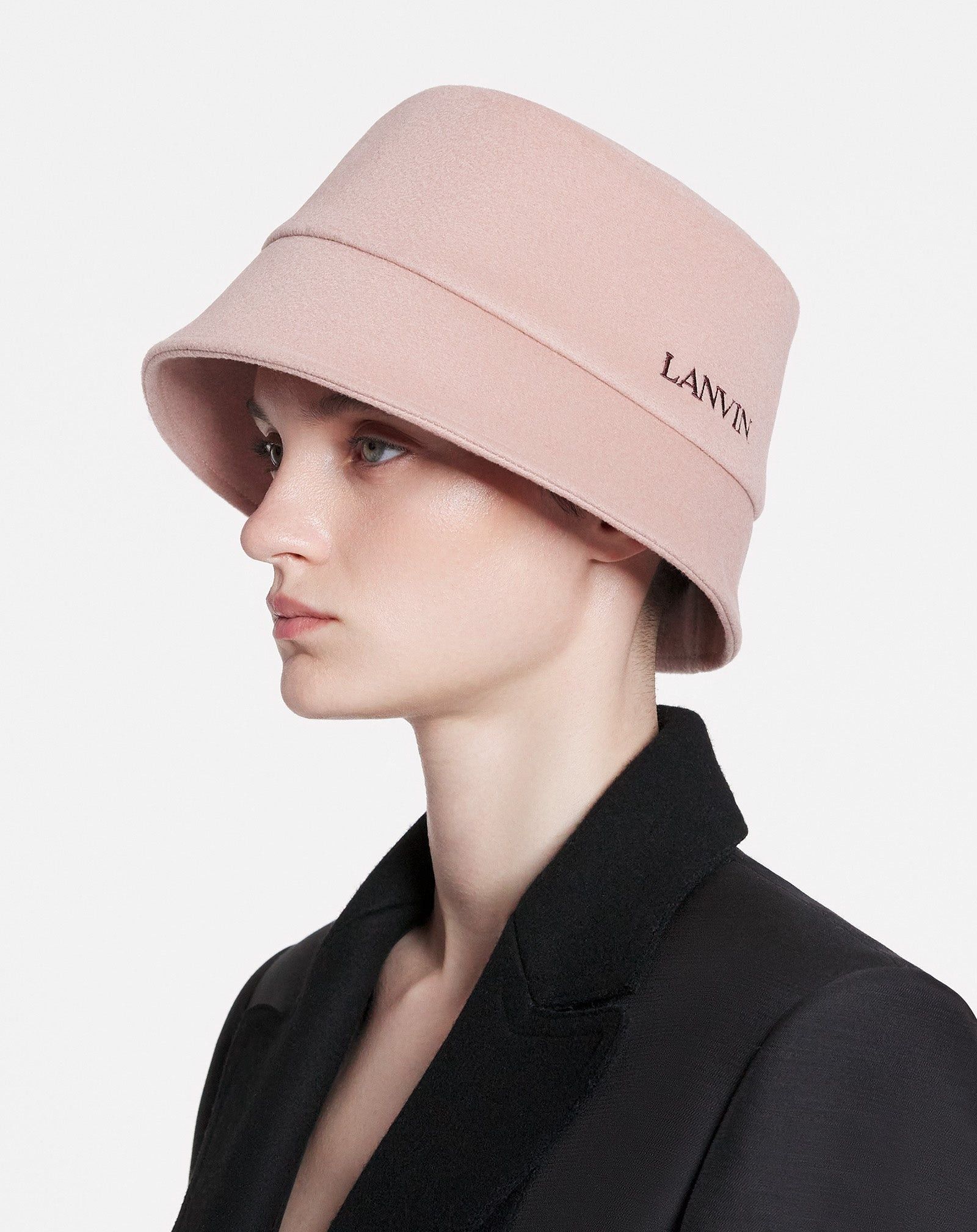 Lanvin o1w1db11124 Size: OS / Wool Bucket Hat in Beige Size ONE SIZE - 2 Thumbnail