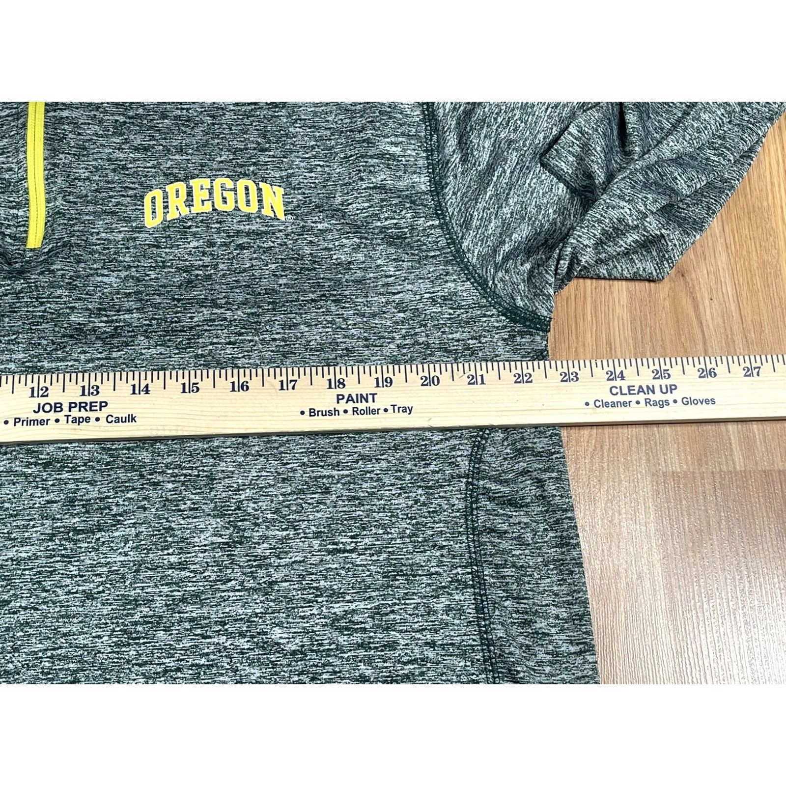 Vintage Colosseum Oregon Duck Pullover Sweater Mens Large L Gray 1/4 Zip Poly-Spandex Size US L / EU 52-54 / 3 - 6 Thumbnail
