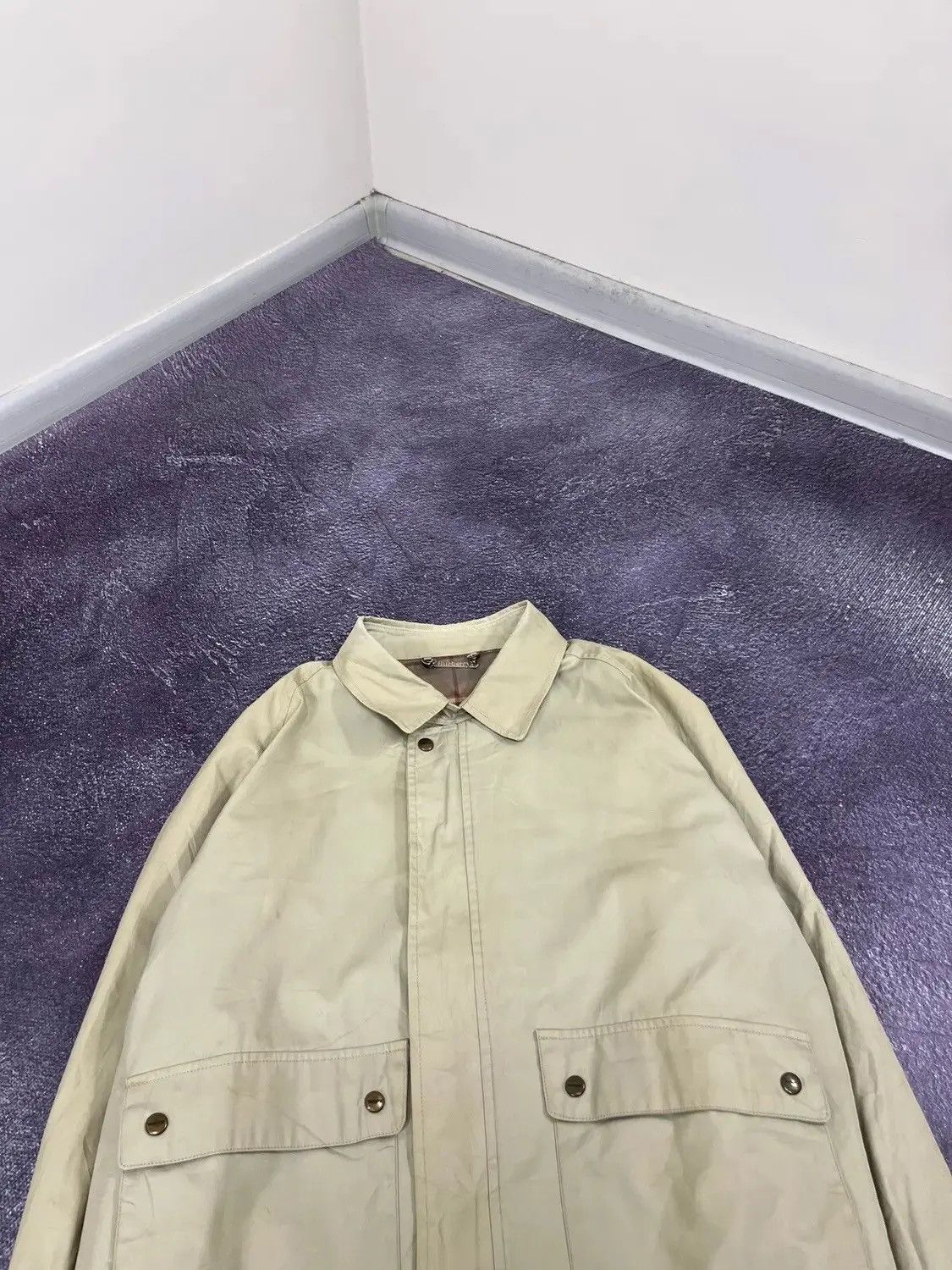 Burberry Vintage Burberry Nova Check Cream Luxury Jacket Size US M / EU 48-50 / 2 - 8 Thumbnail