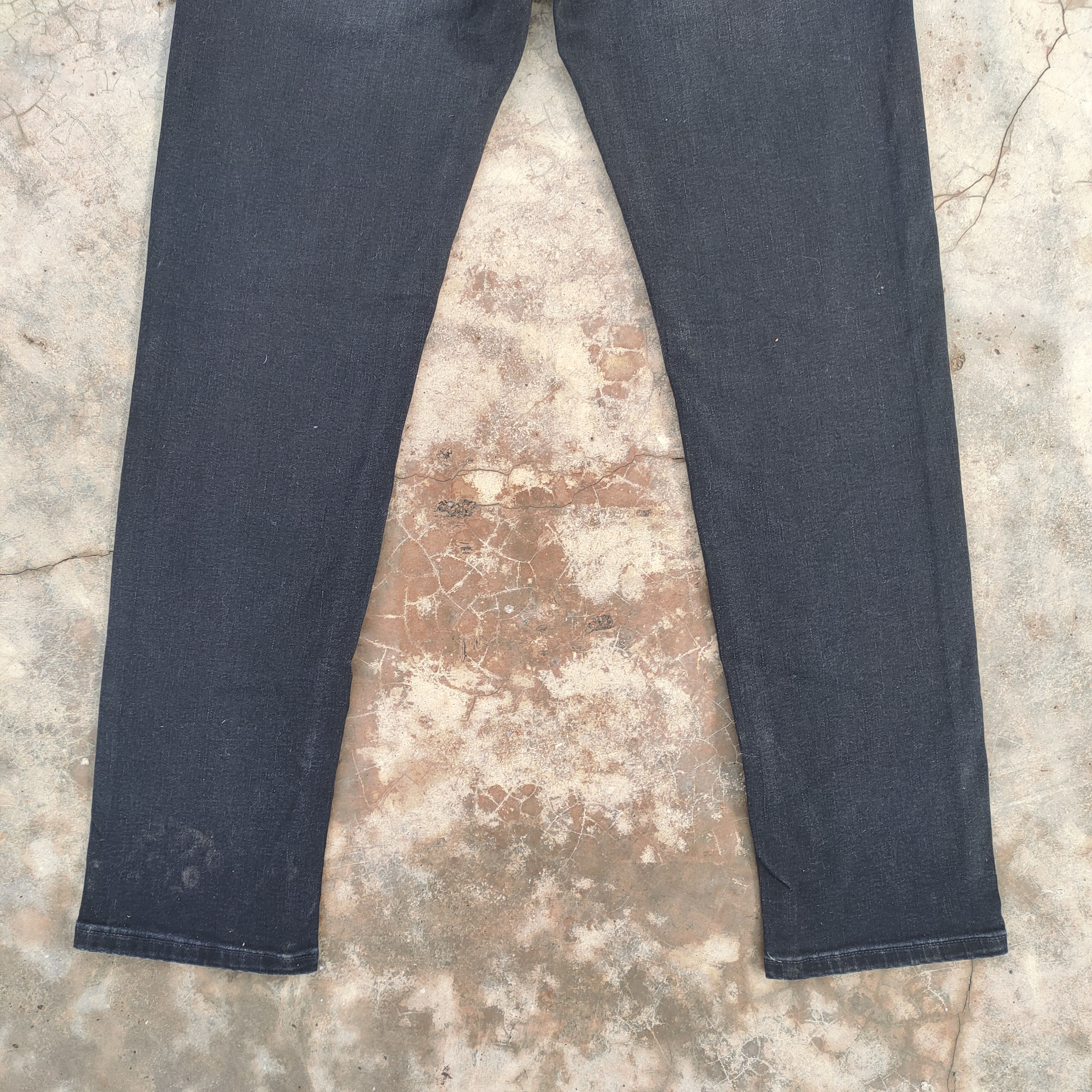 Japanese Brand vtg japanese skinny faded black denim jeans pants Size US 32 / EU 48 - 12 Thumbnail