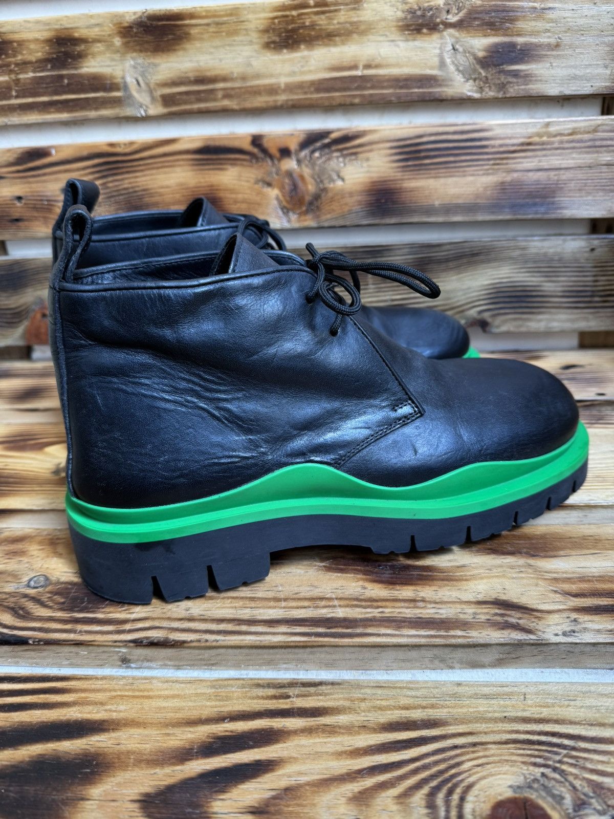 Bottega Veneta Tire ankle lace up boots Size US 7 / EU 40 - 11 Thumbnail