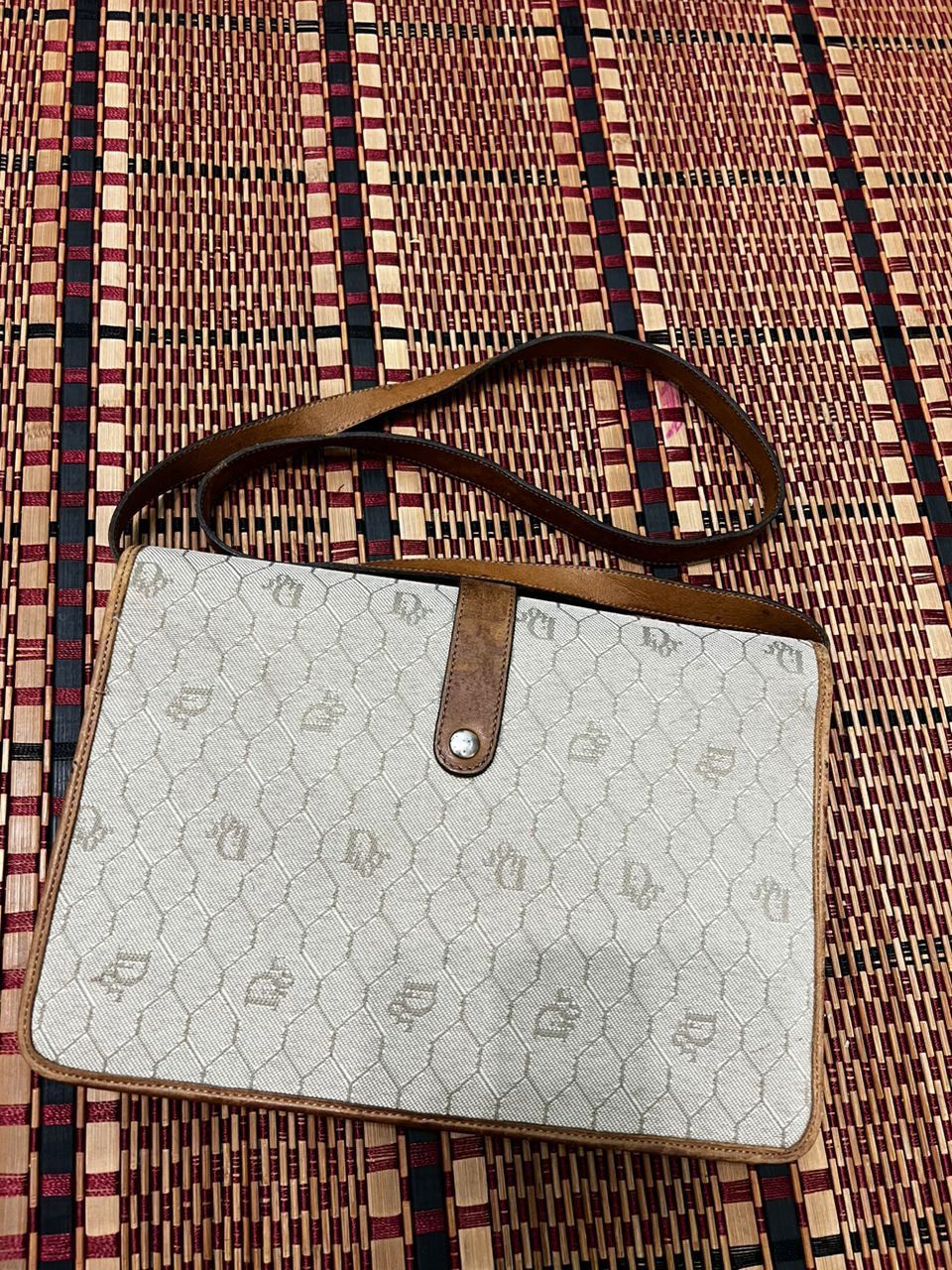 Dior Christian dior honeycomb canvas ling bag/cross body Size ONE SIZE - 14 Thumbnail