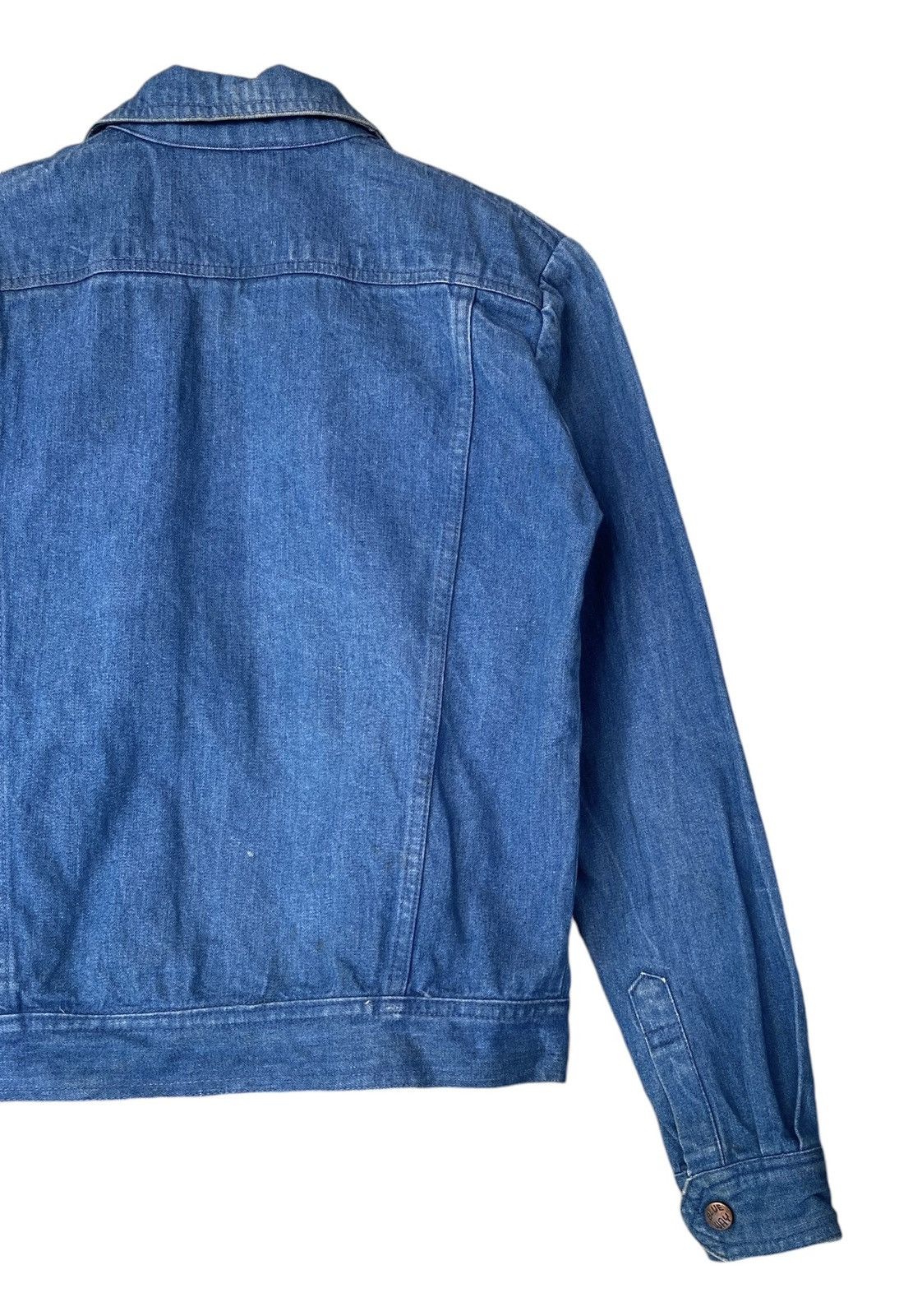 Vintage Vintage BLUE WAY Boys Denim Jacket Button Size US XXS / EU 40 - 10 Thumbnail