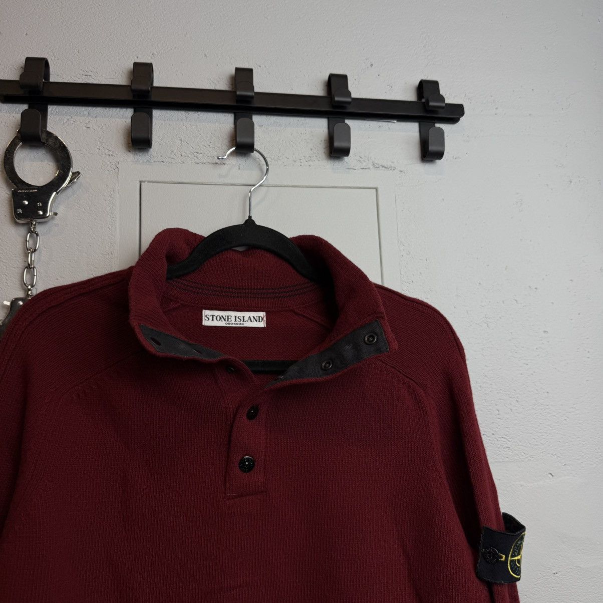 Stone Island Vintage 90’s Wool Sweater Stone Island Size US L / EU 52-54 / 3 - 3 Thumbnail