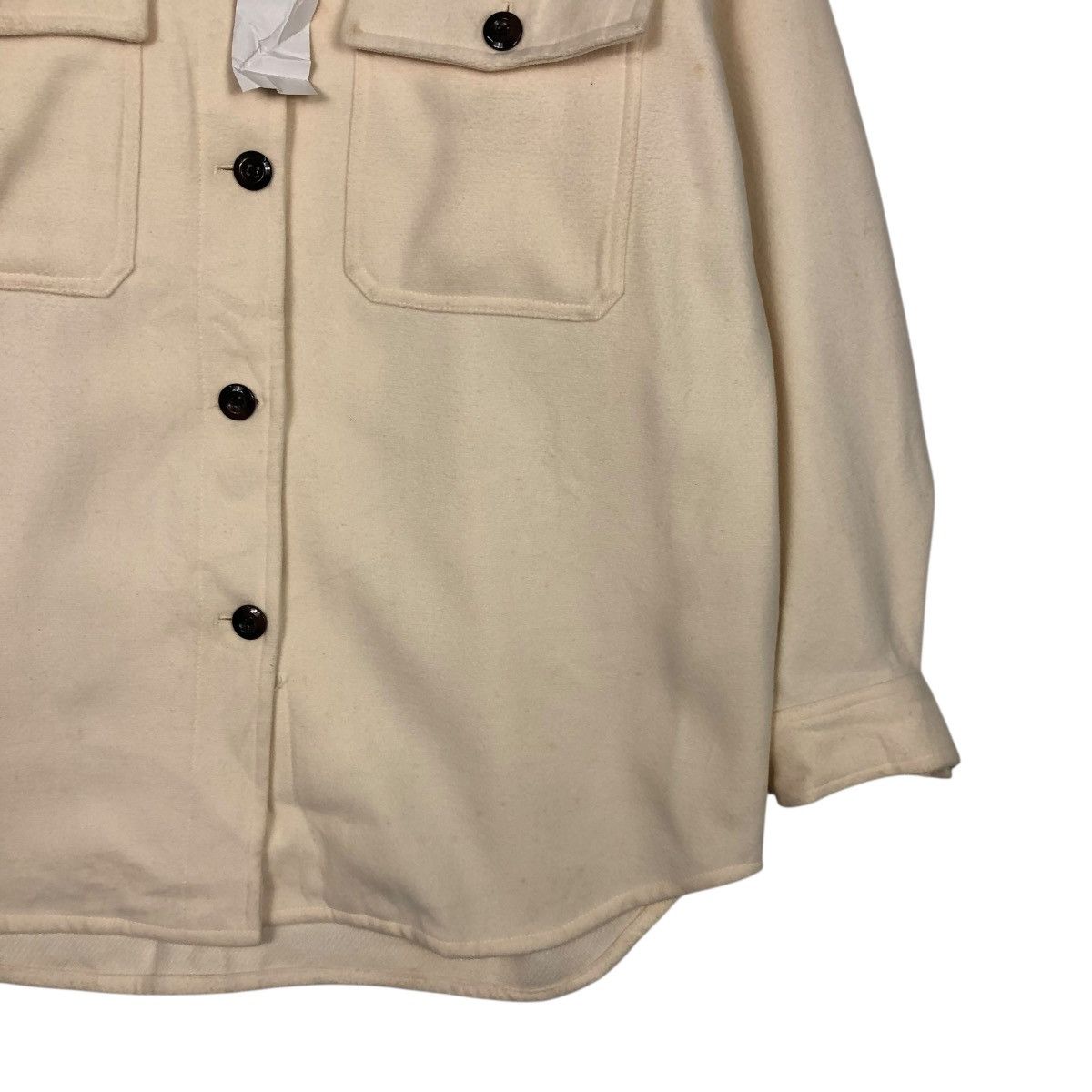 Japanese Brand 🔥VINTAGE WOOL CHORE BUTTON JACKET GU JAPAN ISSEY MIYAKE Size US L / EU 52-54 / 3 - 7 Thumbnail