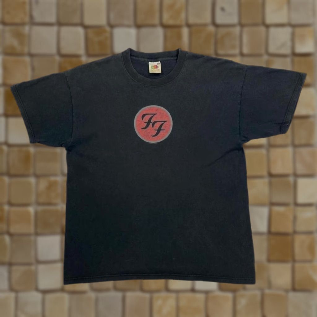 Fruit Of The Loom VINTAGE Foo Fighters T-Shirt Black XL Graphic Print Rock Band Mens Size US XL / EU 56 / 4 - 1 Thumbnail