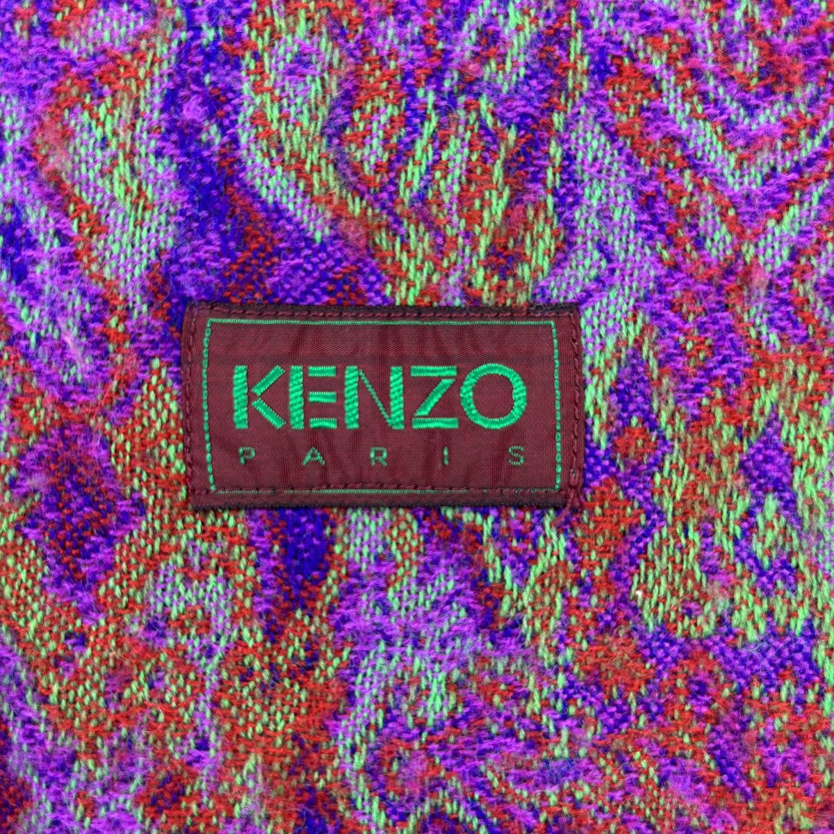 Kenzo × Vintage Kenzo Stole Scarf # D752 # Muffler # Neckwear Size ONE SIZE - 2 Thumbnail